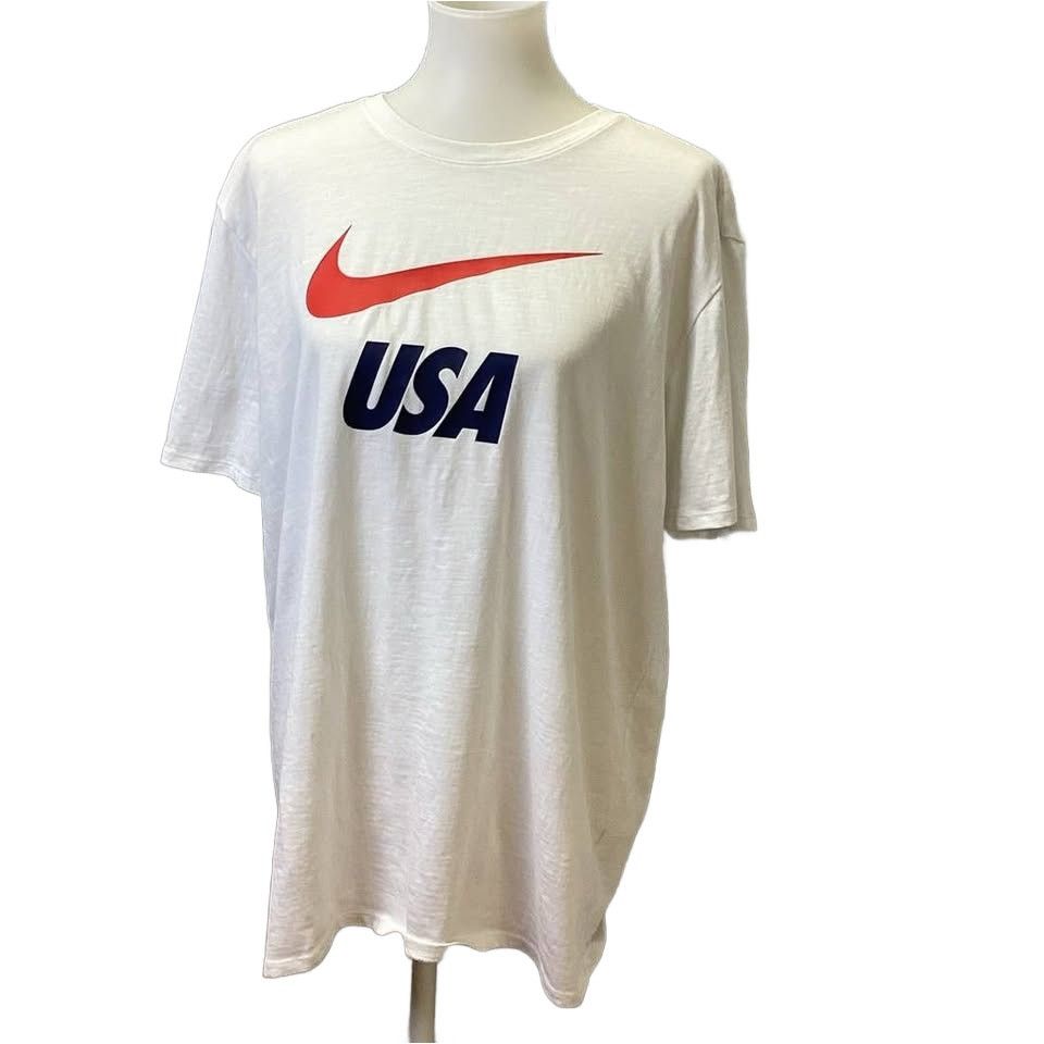 Nike Nike USA Football XL Athletic Cut Cotton Blend Tee Shirt Size US XL / EU 56 / 4 - 1 Thumbnail