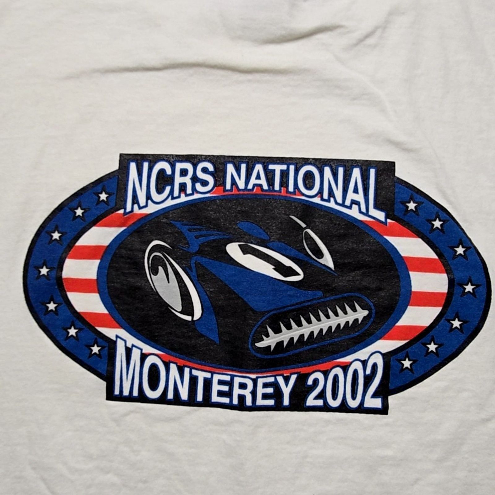 Jerzees Vintage NCRS National Monterey T-shirt L Corvette White Tee Size US L / EU 52-54 / 3 - 2 Thumbnail