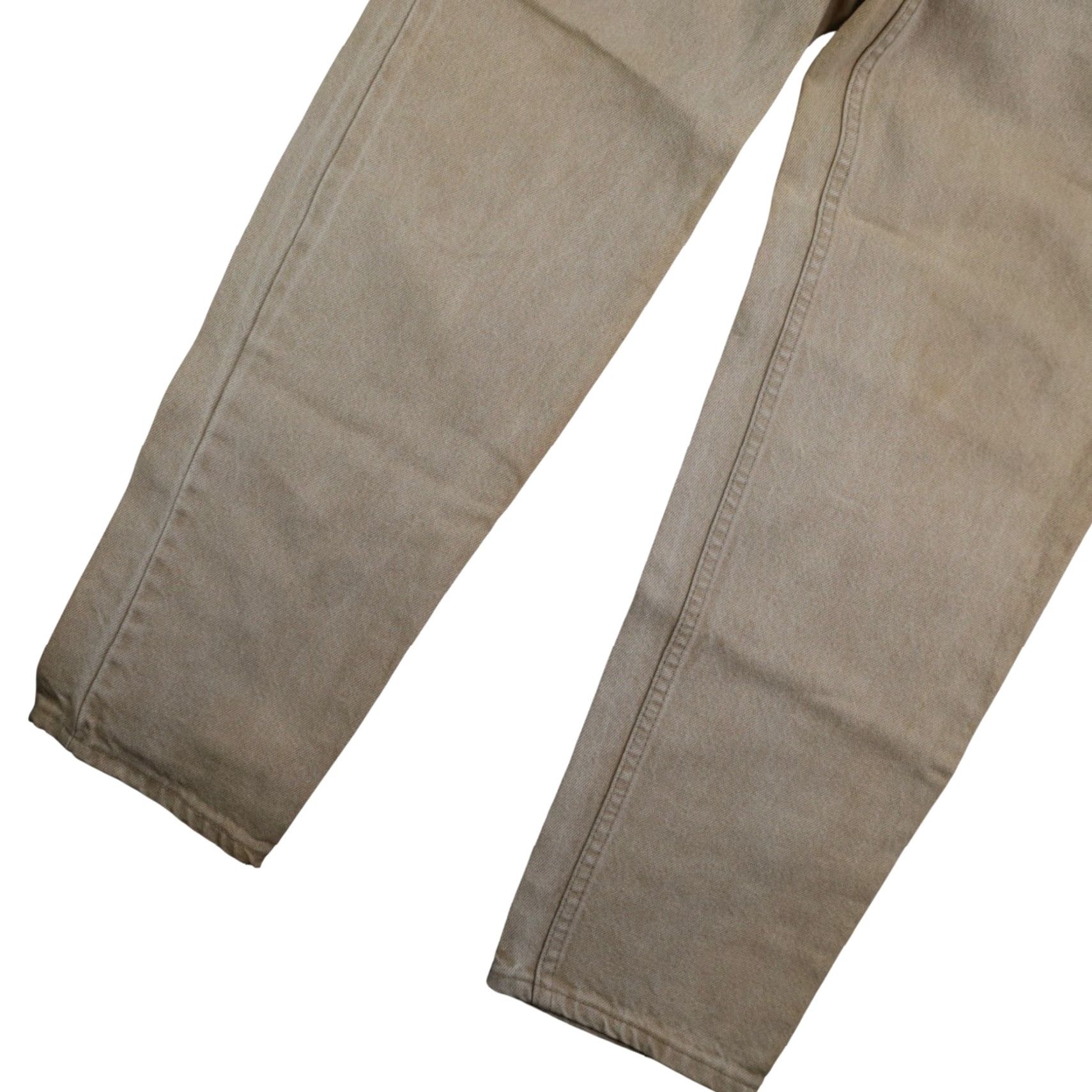 Levi's VINTAGE Levi's 550 Denim Jeans Tan 32x30 Mens Orange Tab Jeans Tan Jeans Mens 550 Vintage Levi's 550 Orange Tab Denim Jeans Tan 32x30 Mens Size US 32 / EU 48 - 4 Thumbnail