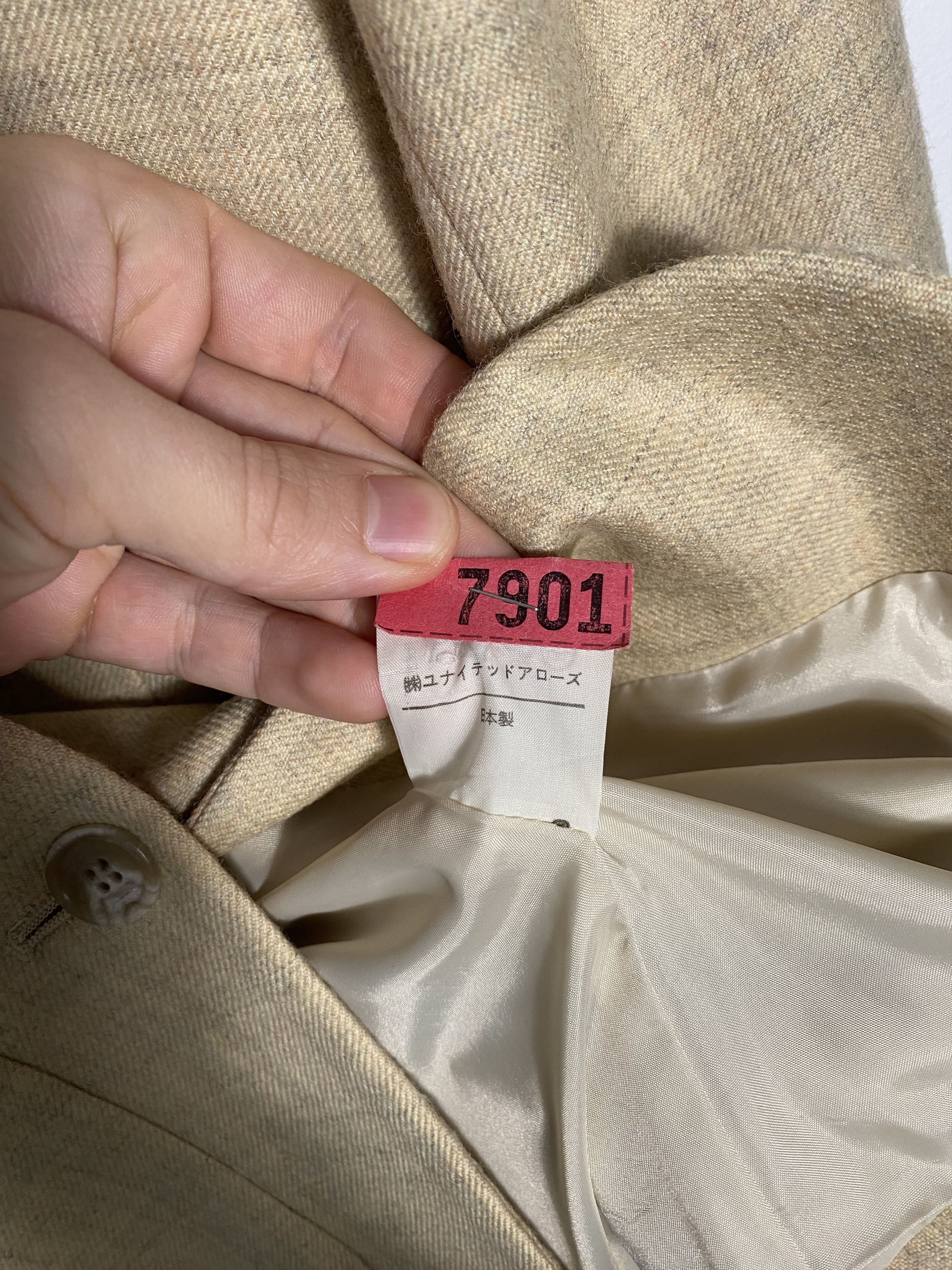 United Arrows Vintage United Arrows Polyester Blazer Size 36 Size 36R - 4 Thumbnail