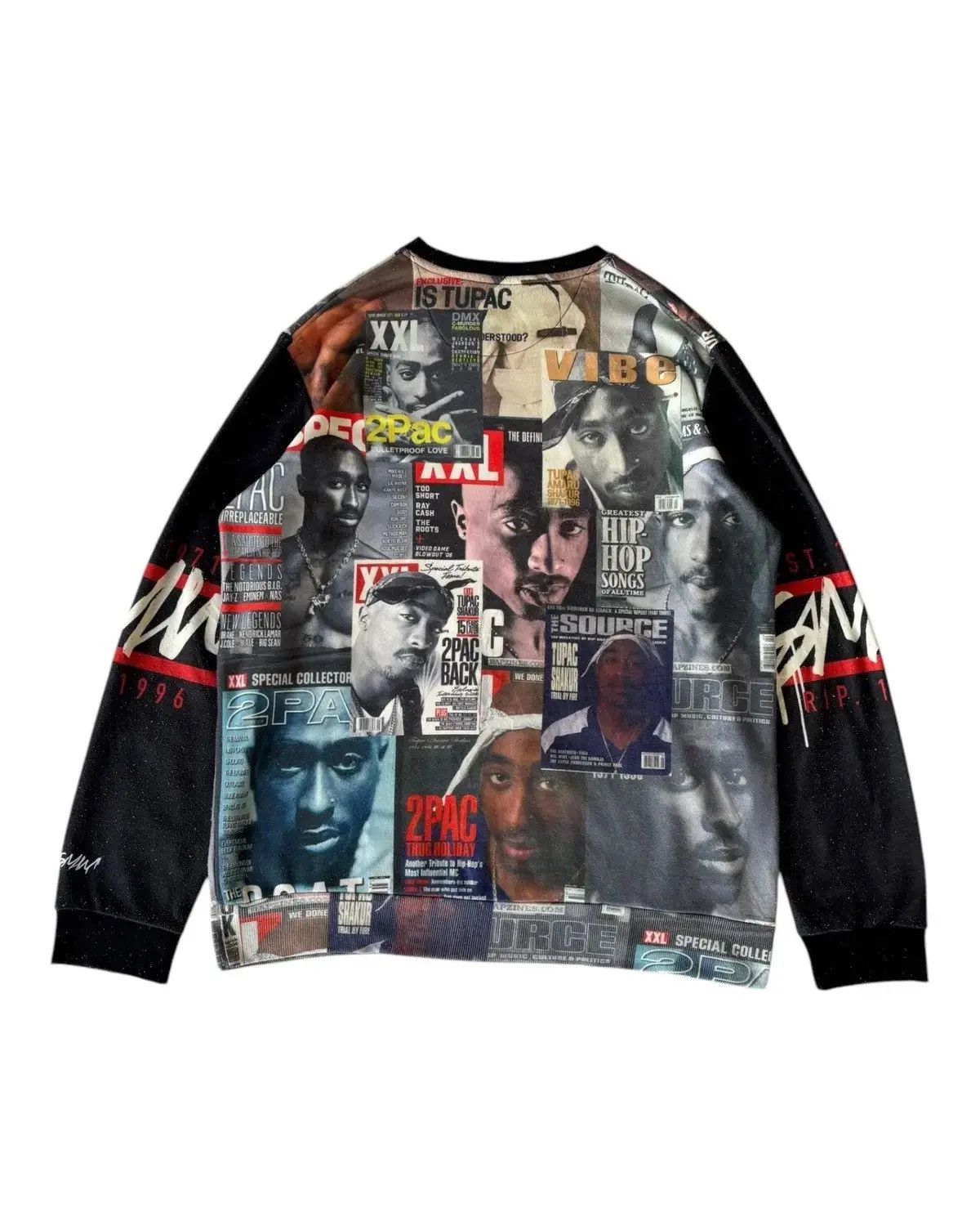 Hysteric Glamour RARE🔥TUPAC SHAKUR ALL OVER PRINT OVERSIZED SWEATSHIRT Size US XL / EU 56 / 4 - 1 Thumbnail