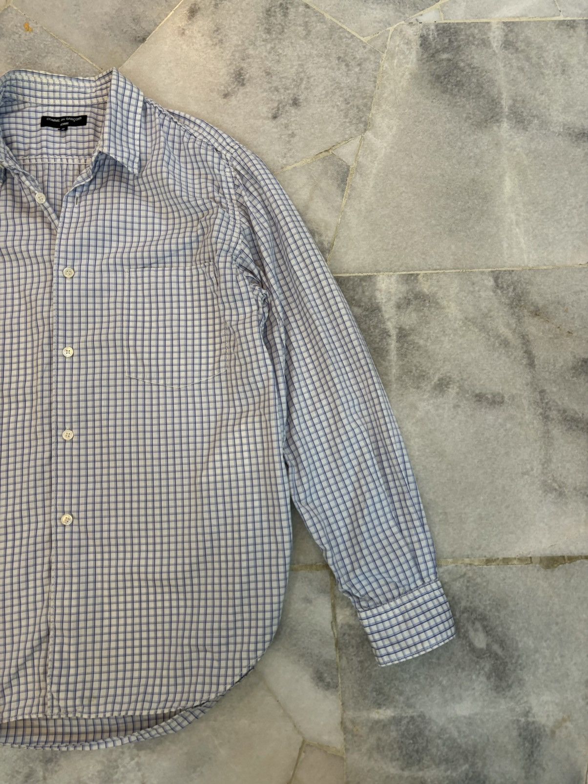 Comme des Garcons × Comme des Garcons Homme × Comme des Garcons Homme Plus AD2003 Comme Des Garcons Stripe Shirt Size US S / EU 44-46 / 1 - 12 Thumbnail