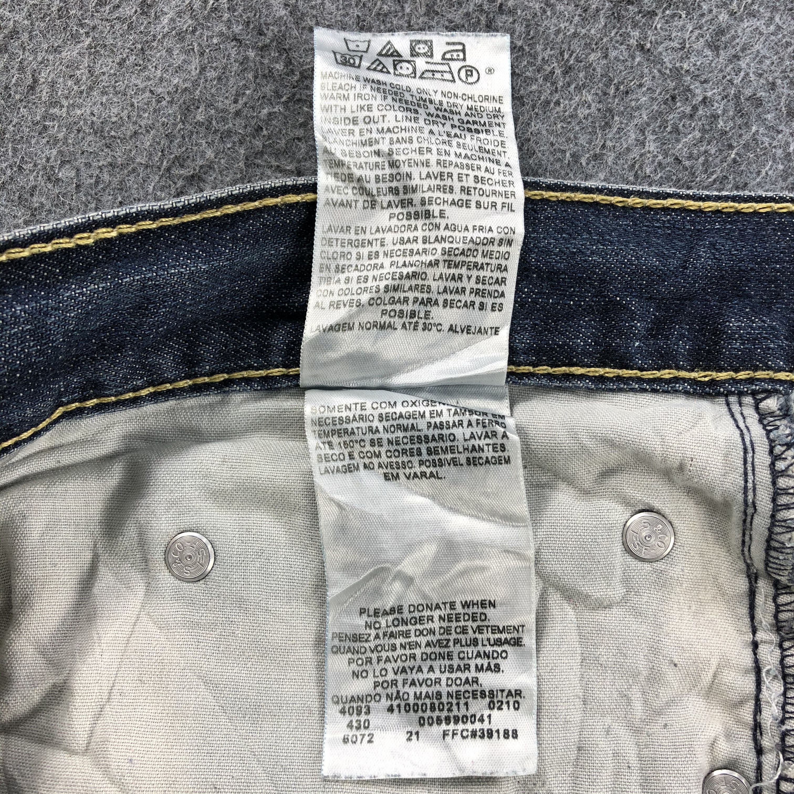 Levi's Vintage Distress Levis 569 Jeans-J915 Size US 35 - 11 Thumbnail