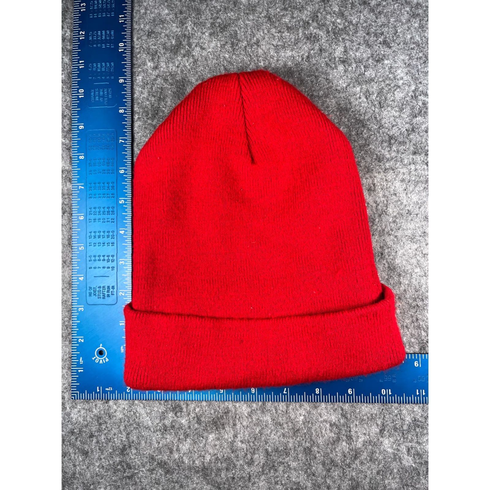Vintage Phoenix Beanie Toque Adult One Size Red Knit 100% Acrylic Ski Snow Embroidered Size ONE SIZE - 4 Thumbnail