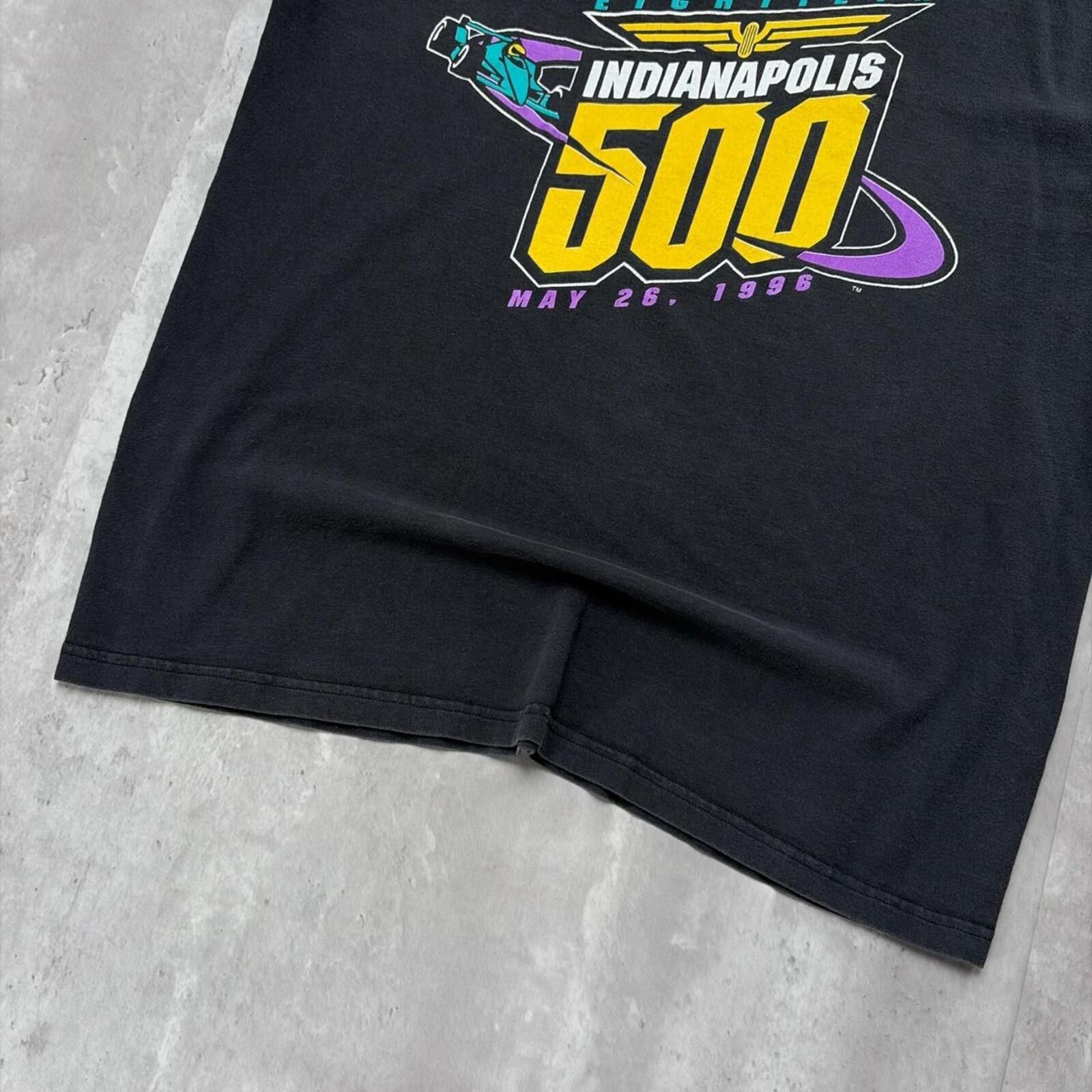Logo 7 Vintage 1996 Indianapolis 500 Logo 7 Racing Graphic T Shirt Size US XL / EU 56 / 4 - 4 Thumbnail