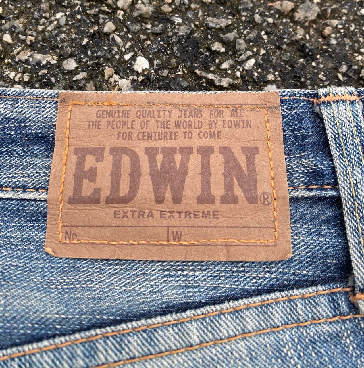 If Six Was Nine VINTAGE EDWIN 503 PACTHWORK DISTRESSED DENIM Size US 30 / EU 46 - 15 Thumbnail