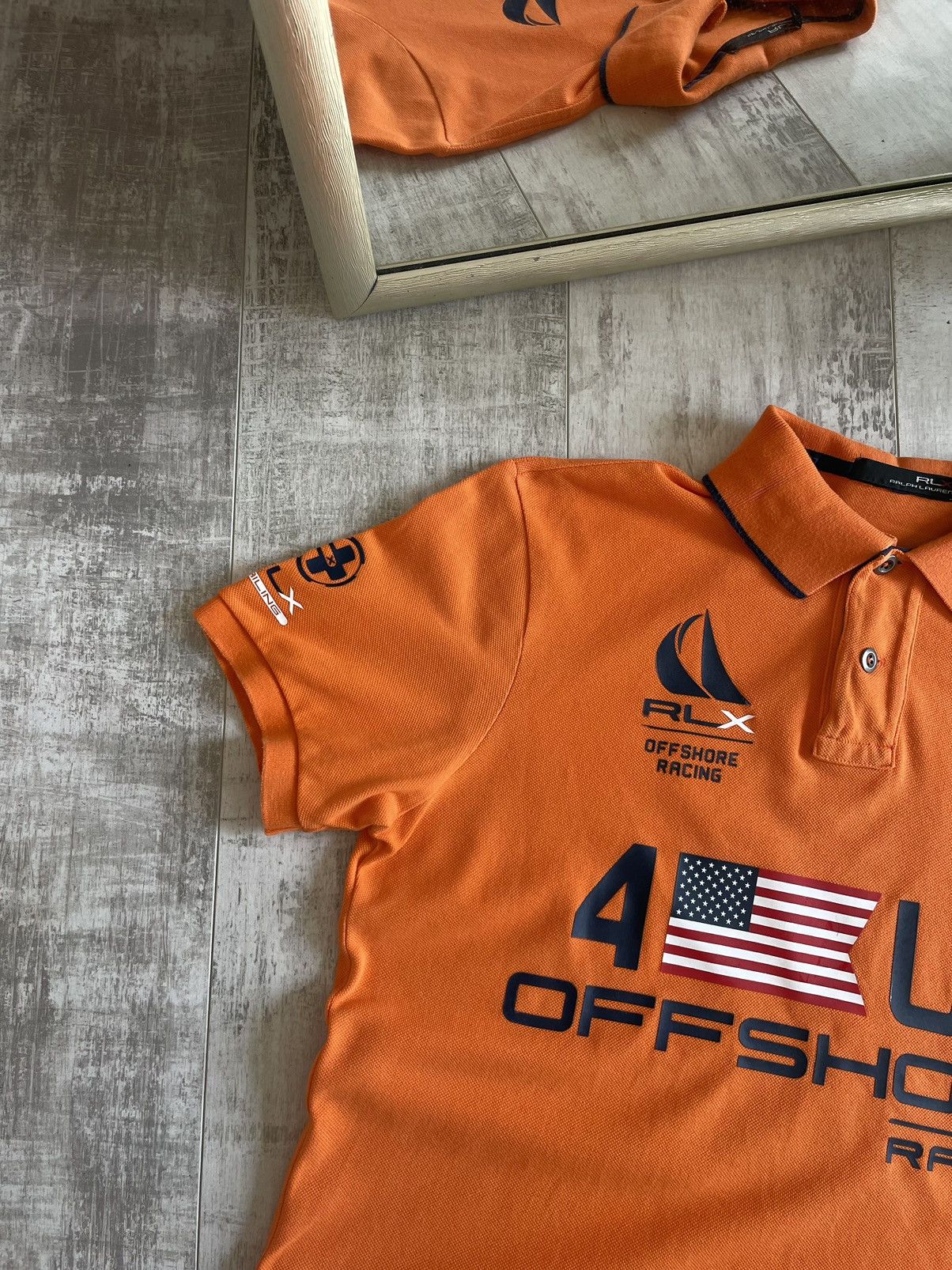 Polo Ralph Lauren × Vintage Vintage Polo Ralph Lauren RLX Polo Tee Y2K 🇺🇸USA RARE Size US M / EU 48-50 / 2 - 6 Thumbnail