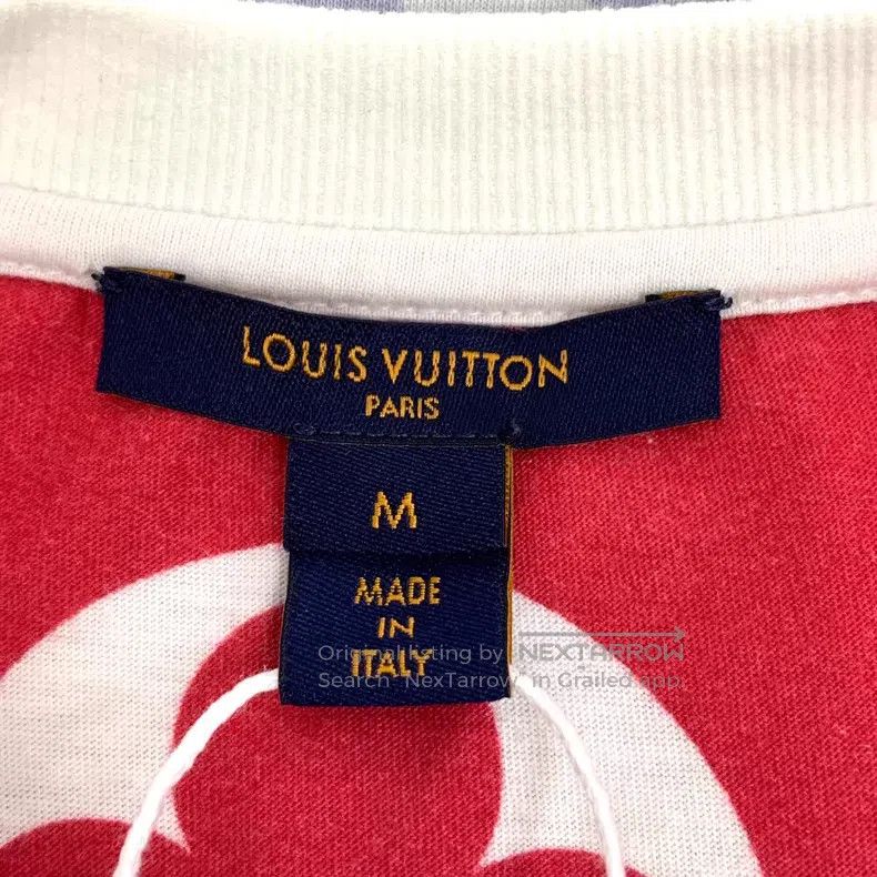 Louis Vuitton Louis Vuitton Gradient logo print cotton crewneck short sl Size US M / EU 48-50 / 2 - 5 Thumbnail