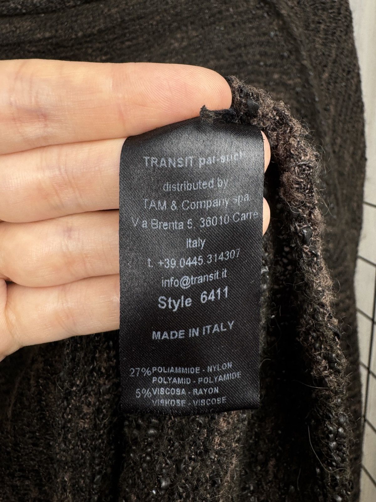 Transit Transit Par-such brown oversized avant garde knitted sweater Size M / US 6-8 / IT 42-44 - 10 Thumbnail