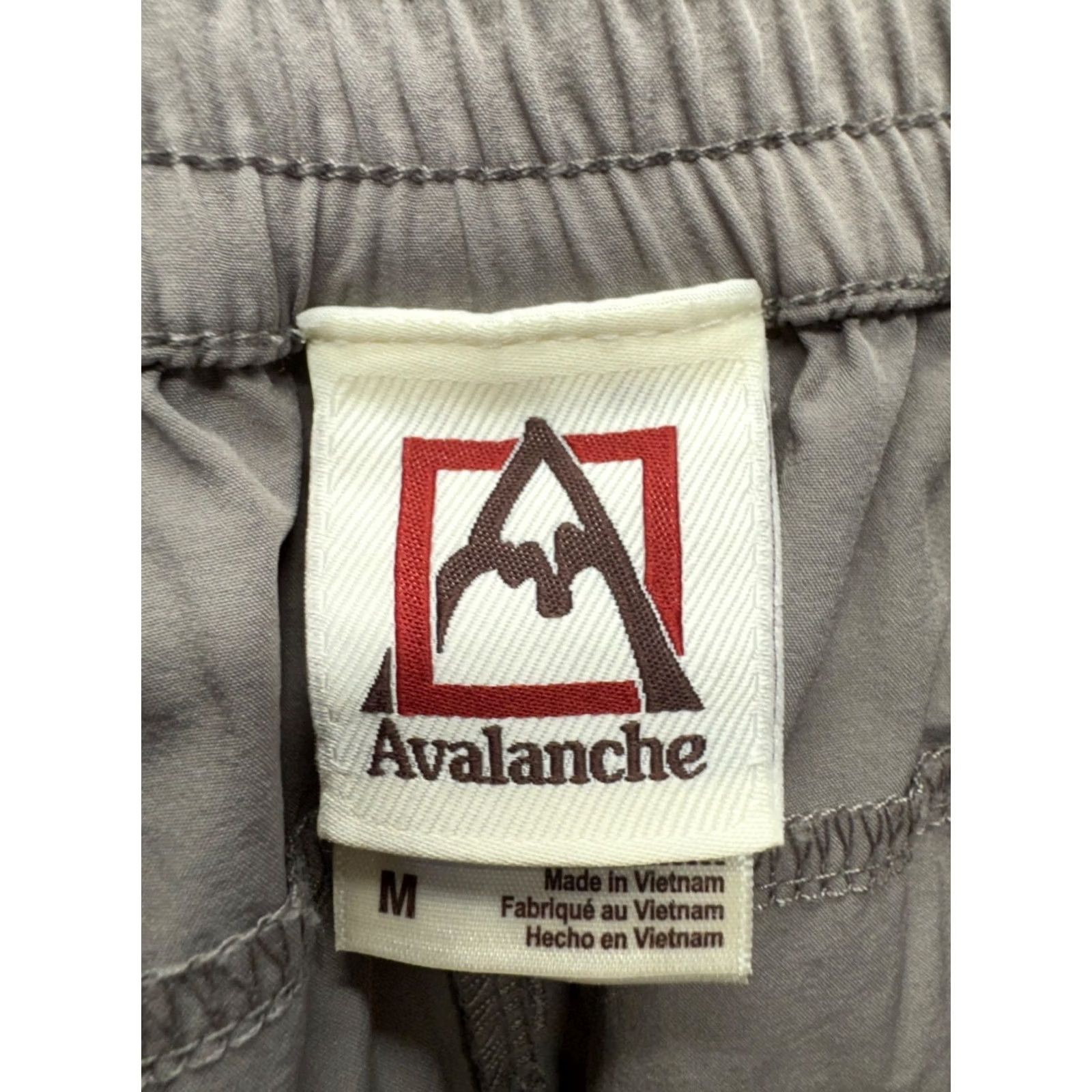 Avalanche Avalanche Hiking Pants Womens M Gray Nylon Spandex Lightweight Elastic Waist Jogger Style - Casual - All Season - Machine Washable Size 32" / US 10 / IT 46 - 5 Thumbnail