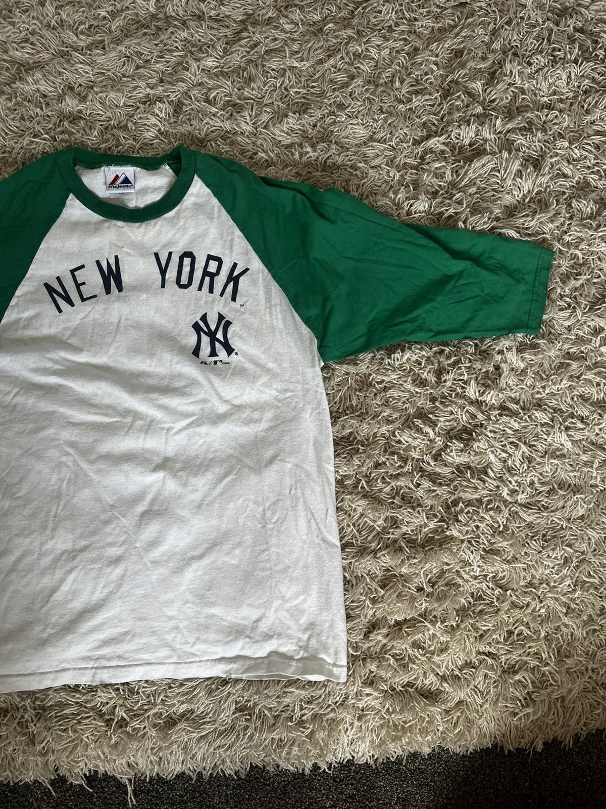 Vintage New York Yankees 1/4 Sleeve Size US L / EU 52-54 / 3 - 2 Thumbnail