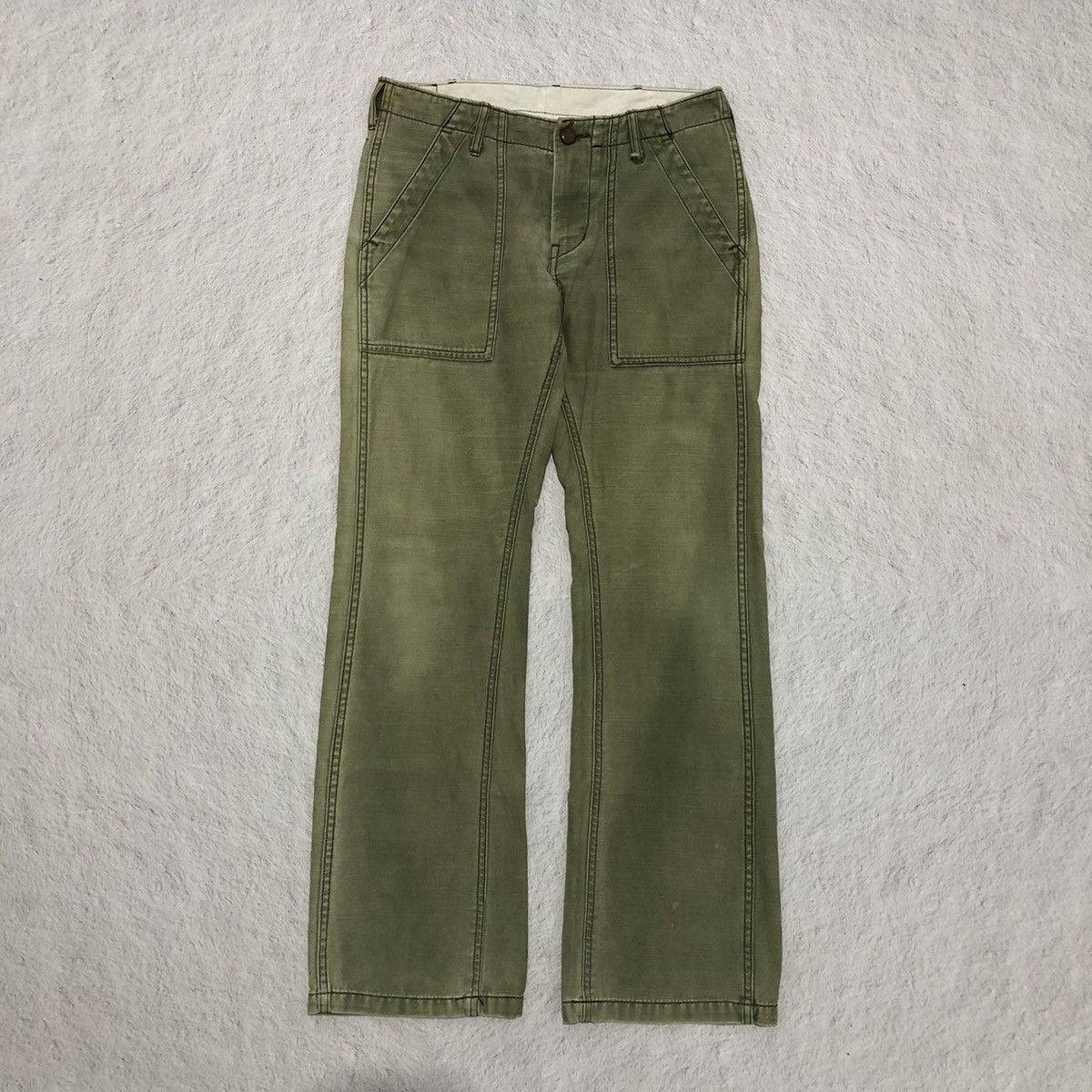 image of Big John Fatigue Pants Faded Green, Men's (Size 32)