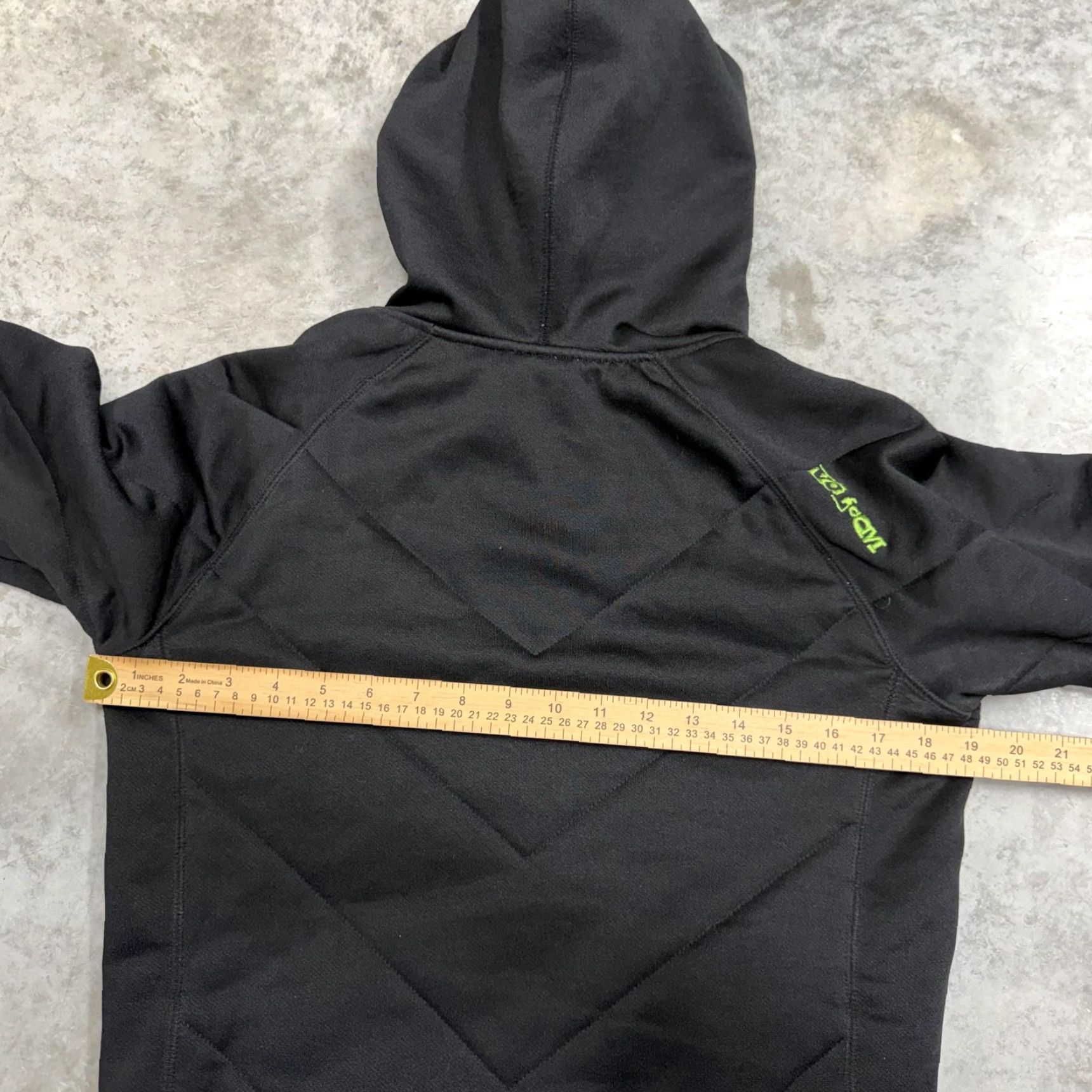 Volcom Volcom Hoodie Sweatshirt Womens Small Black Full Zip Quilted Logo Lined Skater Size S / US 4 / IT 40 - 7 Thumbnail