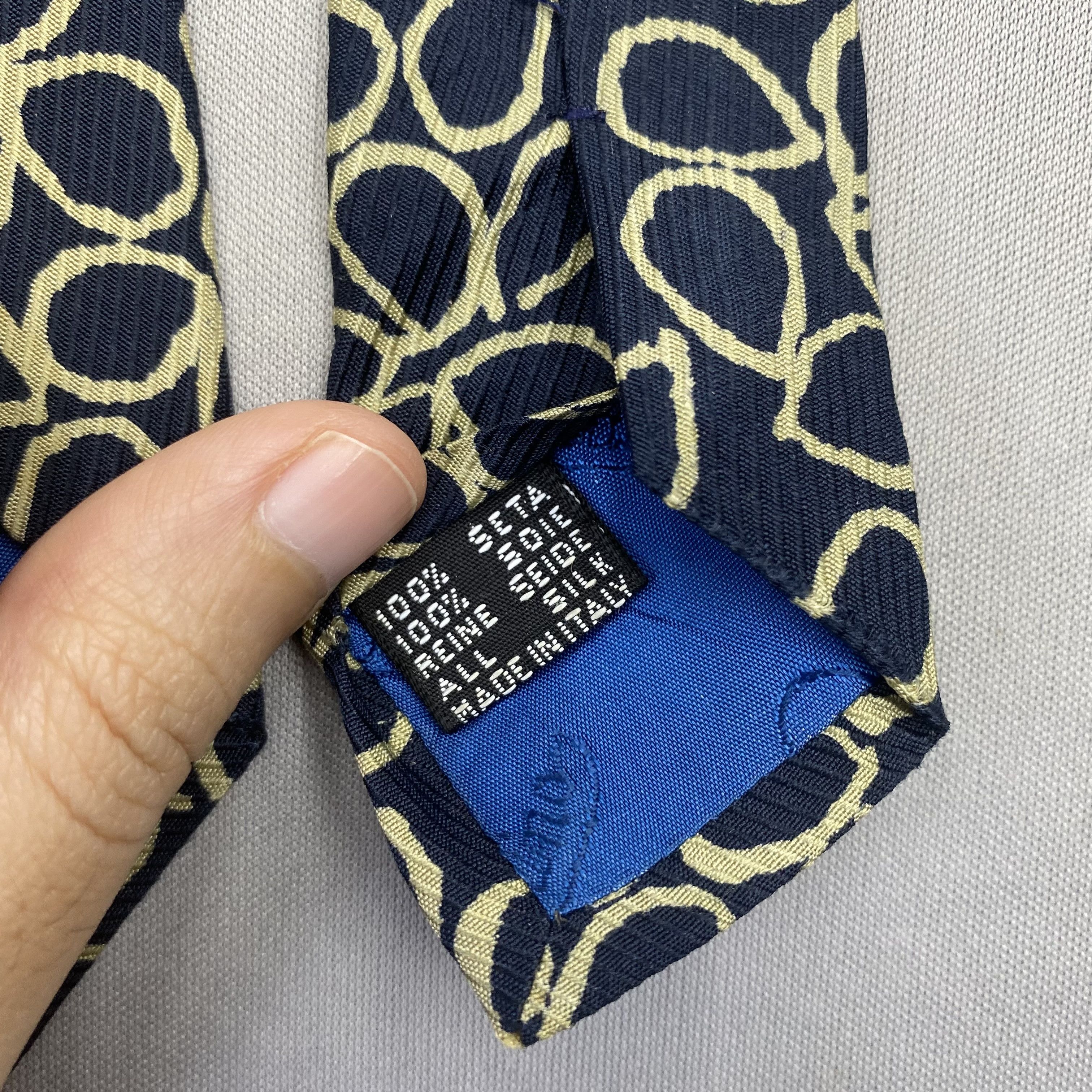 Borsalino Vintage Borsalino SILK Necktie Cravate Pure Silk Neck Tie Size ONE SIZE - 8 Thumbnail