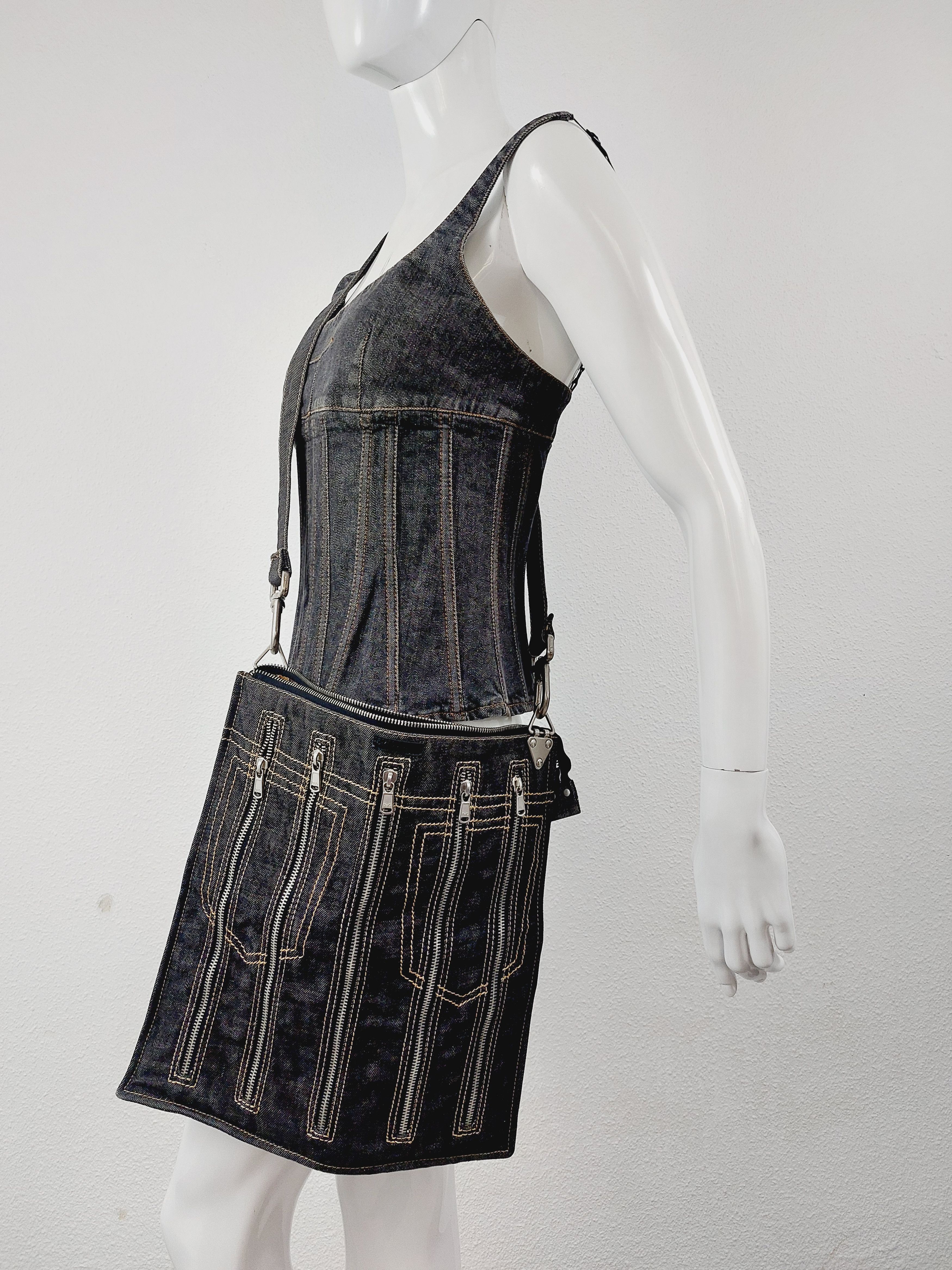 Dolce & Gabbana Dolce & Gabbana denim zipper Zip Crossbody Shoulder Bag Size ONE SIZE - 1 Thumbnail