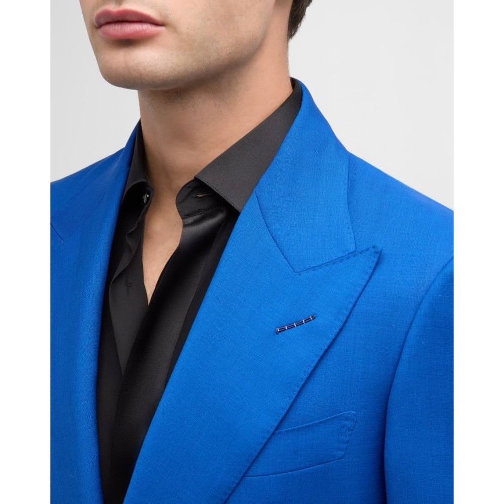 Tom Ford o1loc1c0924 2HAP03 Attics Suit in Blue Size US M / EU 48-50 / 2 - 3 Thumbnail