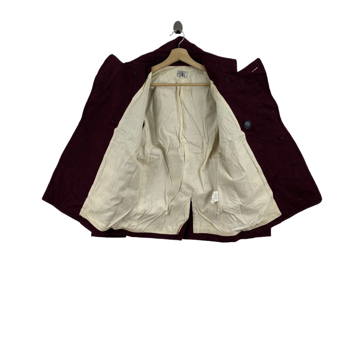 Japanese Brand Vintage TK Japanese Brand Red Wool Duffle Coat Jacket Size US S / EU 44-46 / 1 - 3 Thumbnail