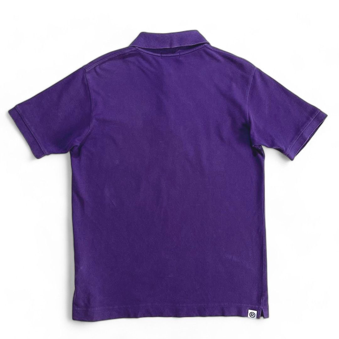 Purple bape polo best sale