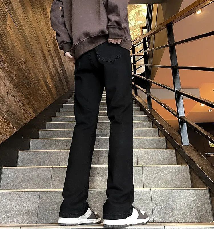 Japanese Brand Straight slim fit micro flared jeans Size US 30 / EU 46 - 5 Thumbnail