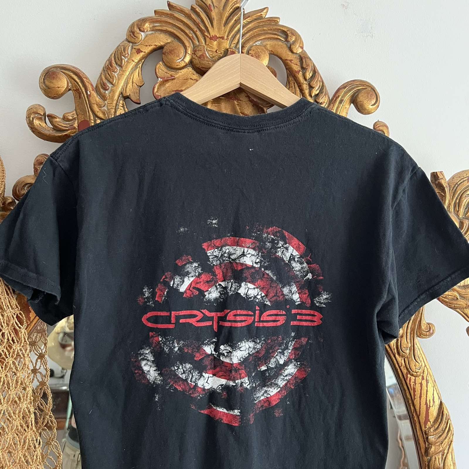 Nintendo × The Game × Vintage Vintage Crysis 3 T Shirt Video Game Promo Double Sided Sz M Size US M / EU 48-50 / 2 - 4 Thumbnail