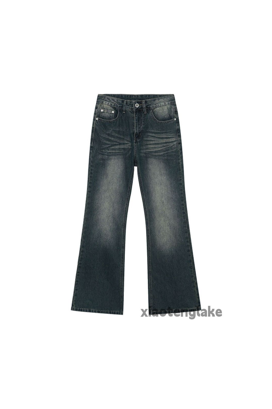 Jean × Vintage washed faded punk grunge yuppie bootcut jeans Size US 28 / EU 44 - 5 Thumbnail