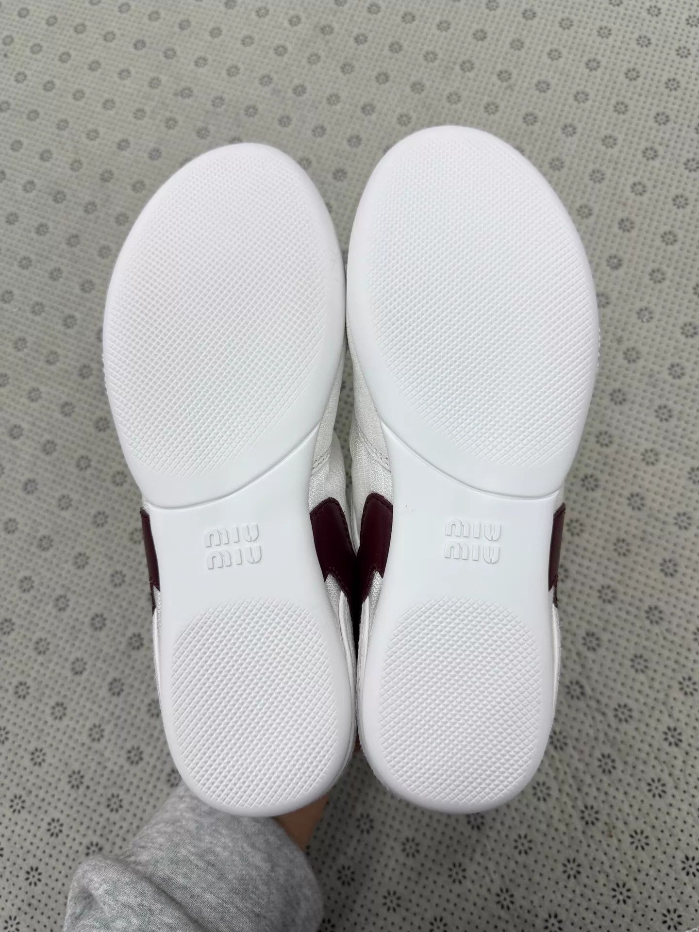 Miu Miu MIU MIU Wine Red Gymnasiun 37 EU New Thin Sole Box Size US 6.5 / IT 36.5 - 6 Thumbnail