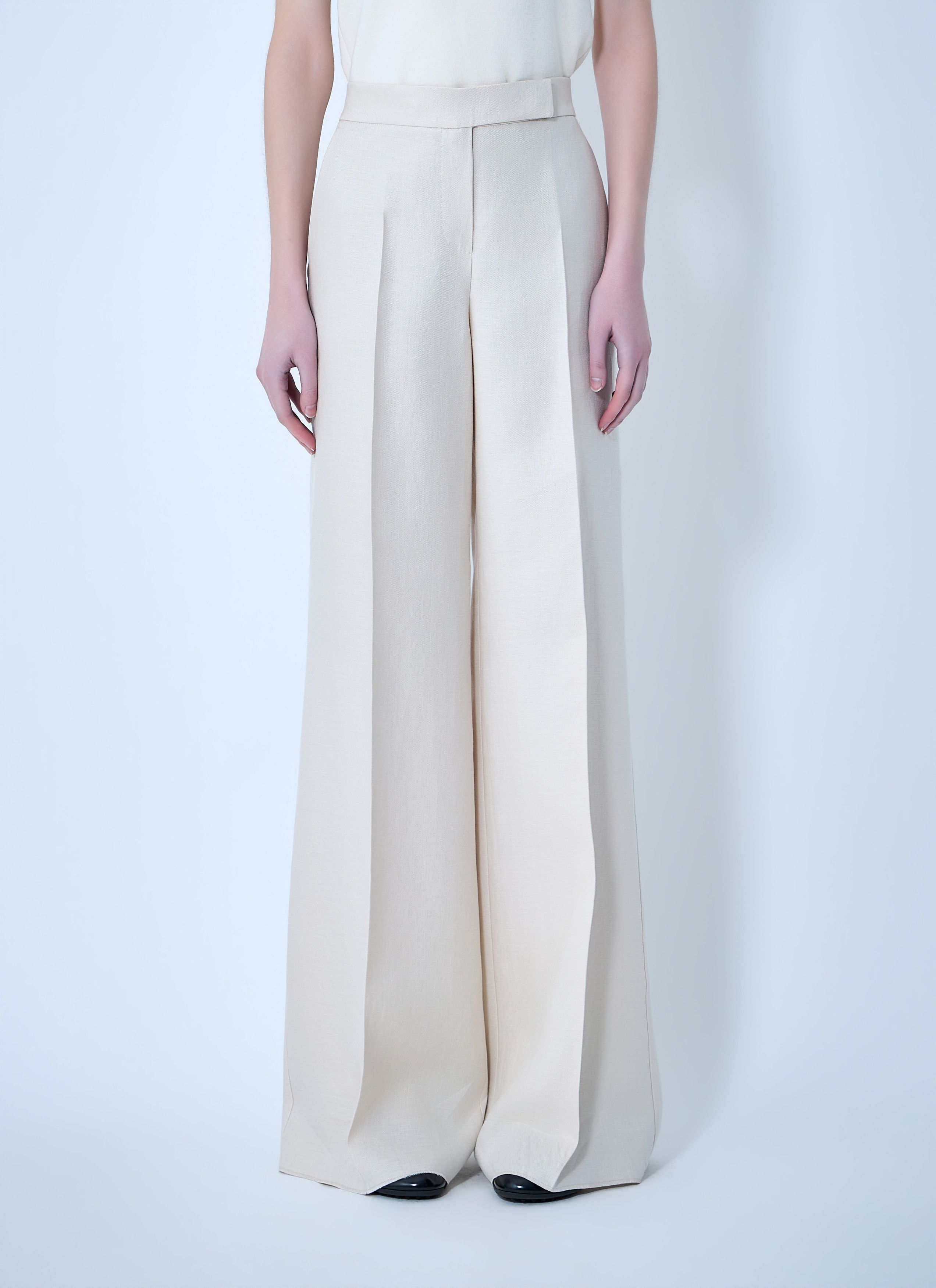 Max Mara Badesse Tailored Linen Pants Size 28" / US 6 / IT 42 - 1 Thumbnail