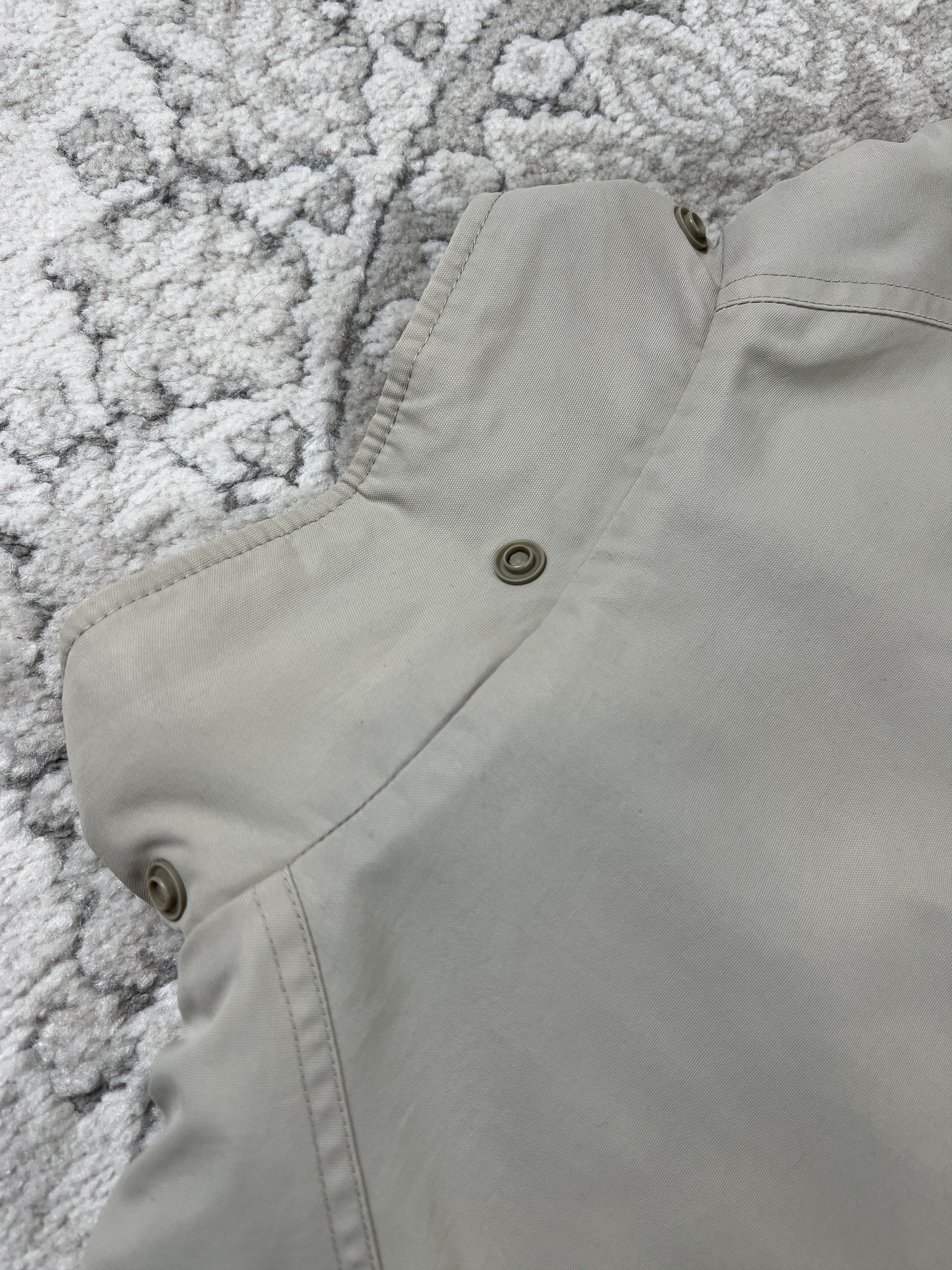 Lacoste Vintage Lacoste Jacket Fleece Lined Sz 50/4 Metal Logo Beige Size US L / EU 52-54 / 3 - 11 Thumbnail