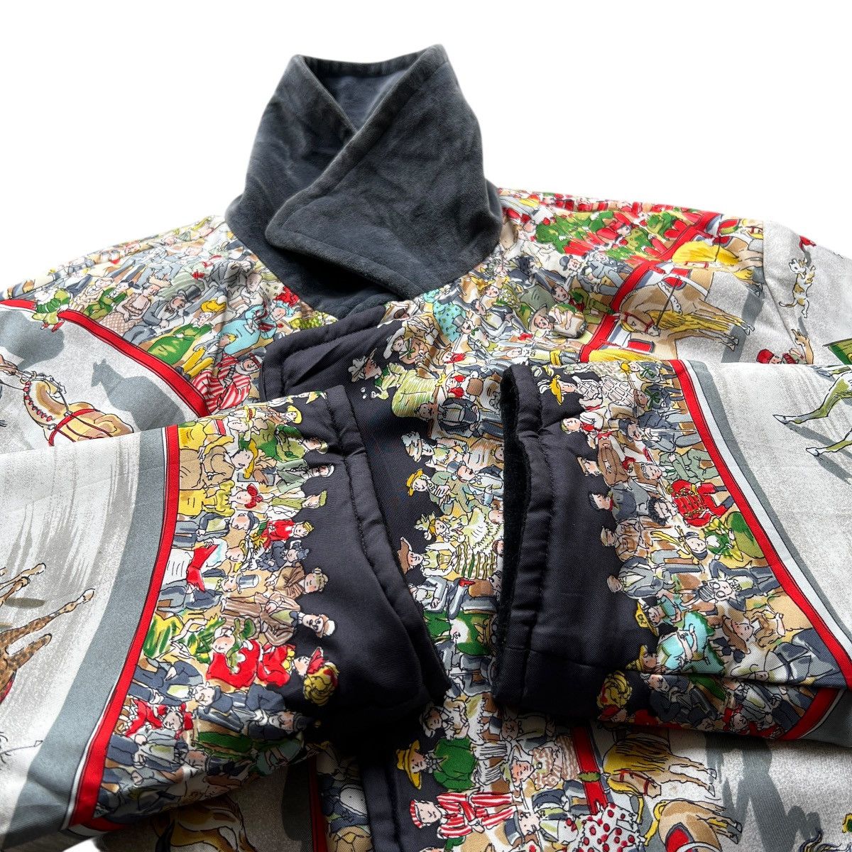 Hermes 🔥 Rare Vintage Hermes Paris Cirque Molier Reversible Jacket Size M / US 6-8 / IT 42-44 - 14 Thumbnail