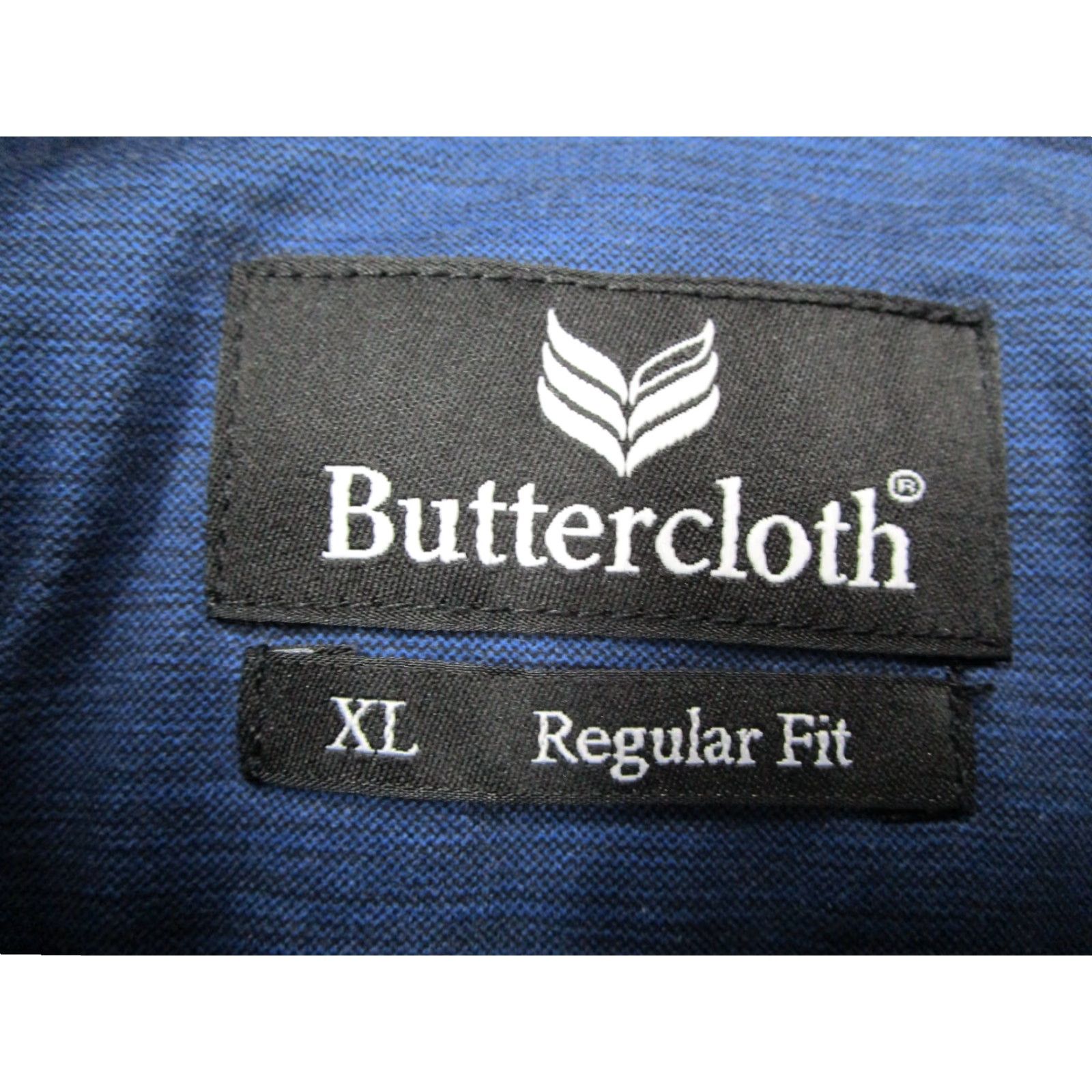 Vintage Buttercloth Shirt Mens XL Blue Regular Fit Button Up Work Flip Cuff Size US XL / EU 56 / 4 - 3 Thumbnail