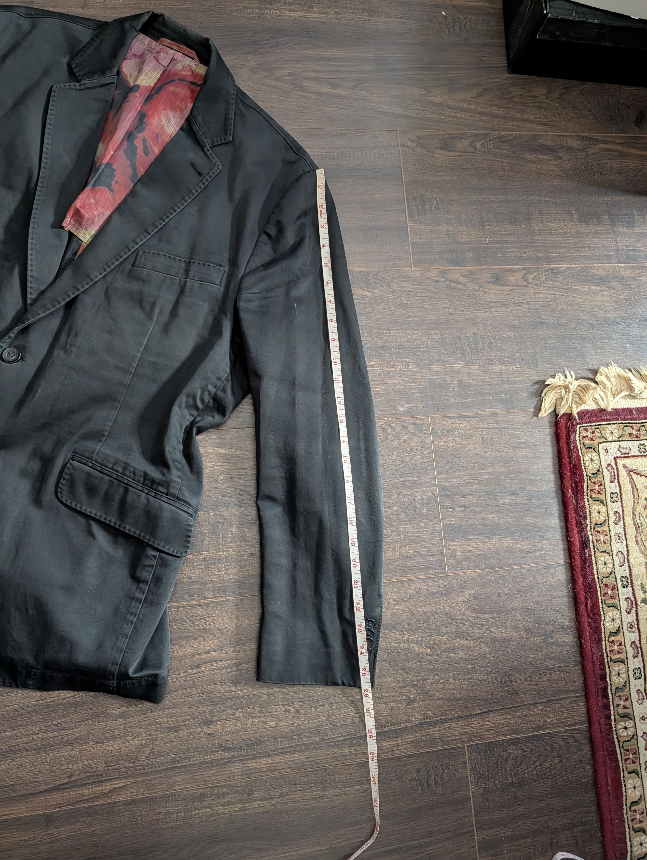Other KROON Black corduroy trim floral lined stacked pocket jkt Size 42R - 19 Thumbnail
