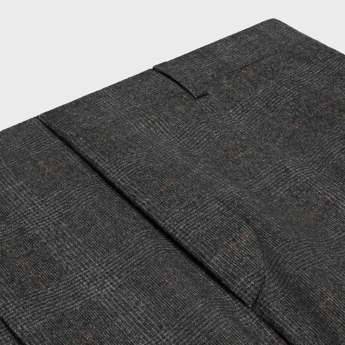 Celine o1w1db10526 2P6684 Jude Casual Pant in Gray Size 42" / US 20 - 3 Thumbnail