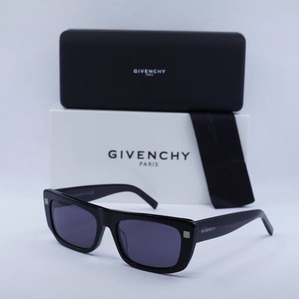 Givenchy New Givenchy GV40047U 01A Sunglasses - Shiny Black Frame Size ONE SIZE - 9 Thumbnail