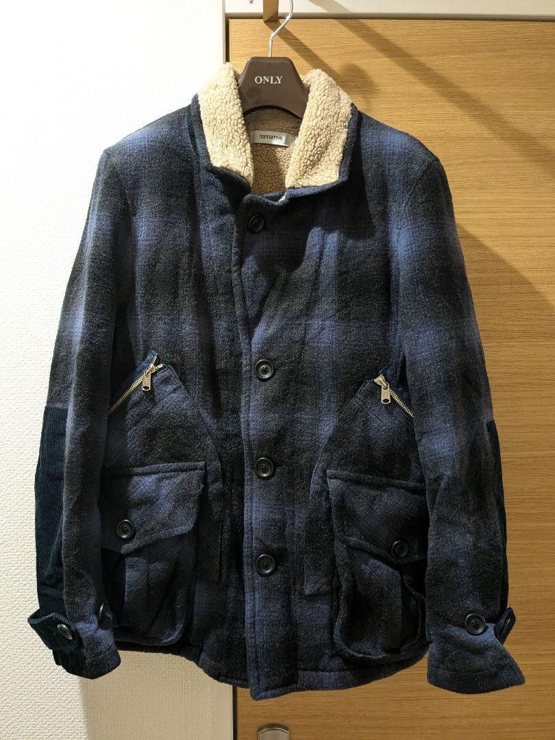 Number (N)ine NUMBER NINE BUFFALO CHECK FLEECE LINED HUNTER JACKET Size US M / EU 48-50 / 2 - 2 Thumbnail