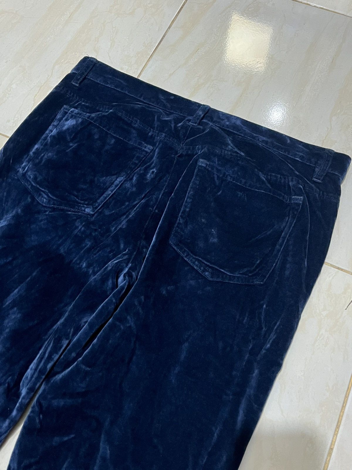 A.P.C. APC blue Velvet pant Size US 30 / EU 46 - 5 Thumbnail