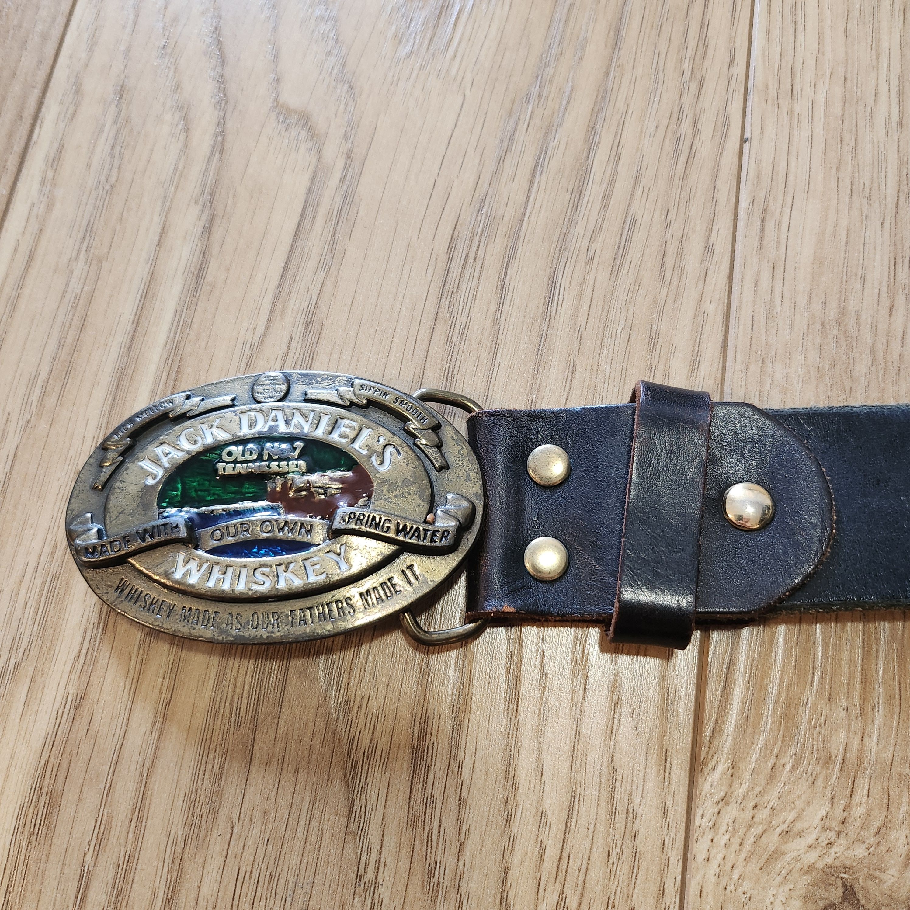 Other Jack Daniels Whiskey Belt Leather Size ONE SIZE - 3 Thumbnail