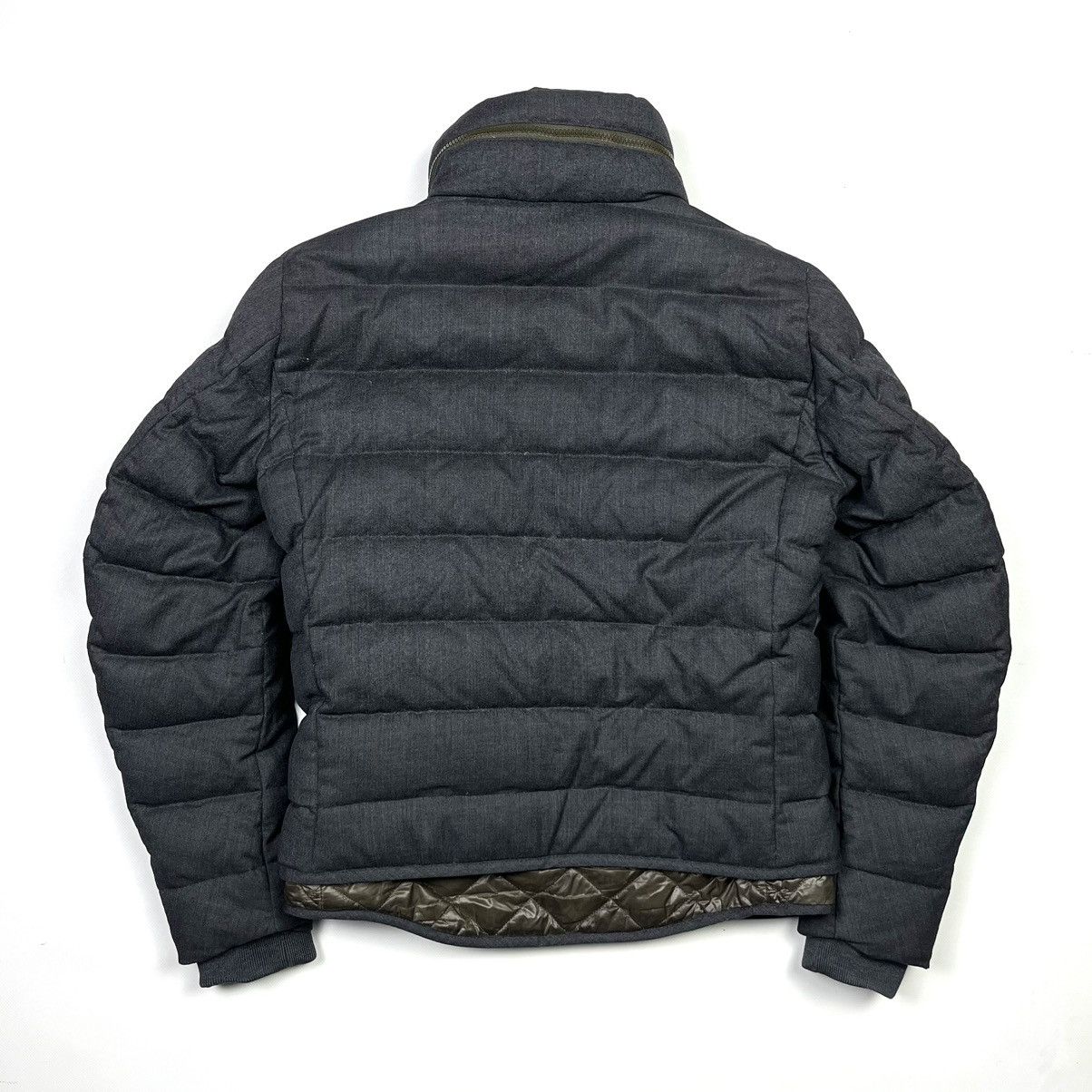 Moncler Moncler Tierce Puffer Jacket Luxury Wool Gray Size US S / EU 44-46 / 1 - 6 Thumbnail