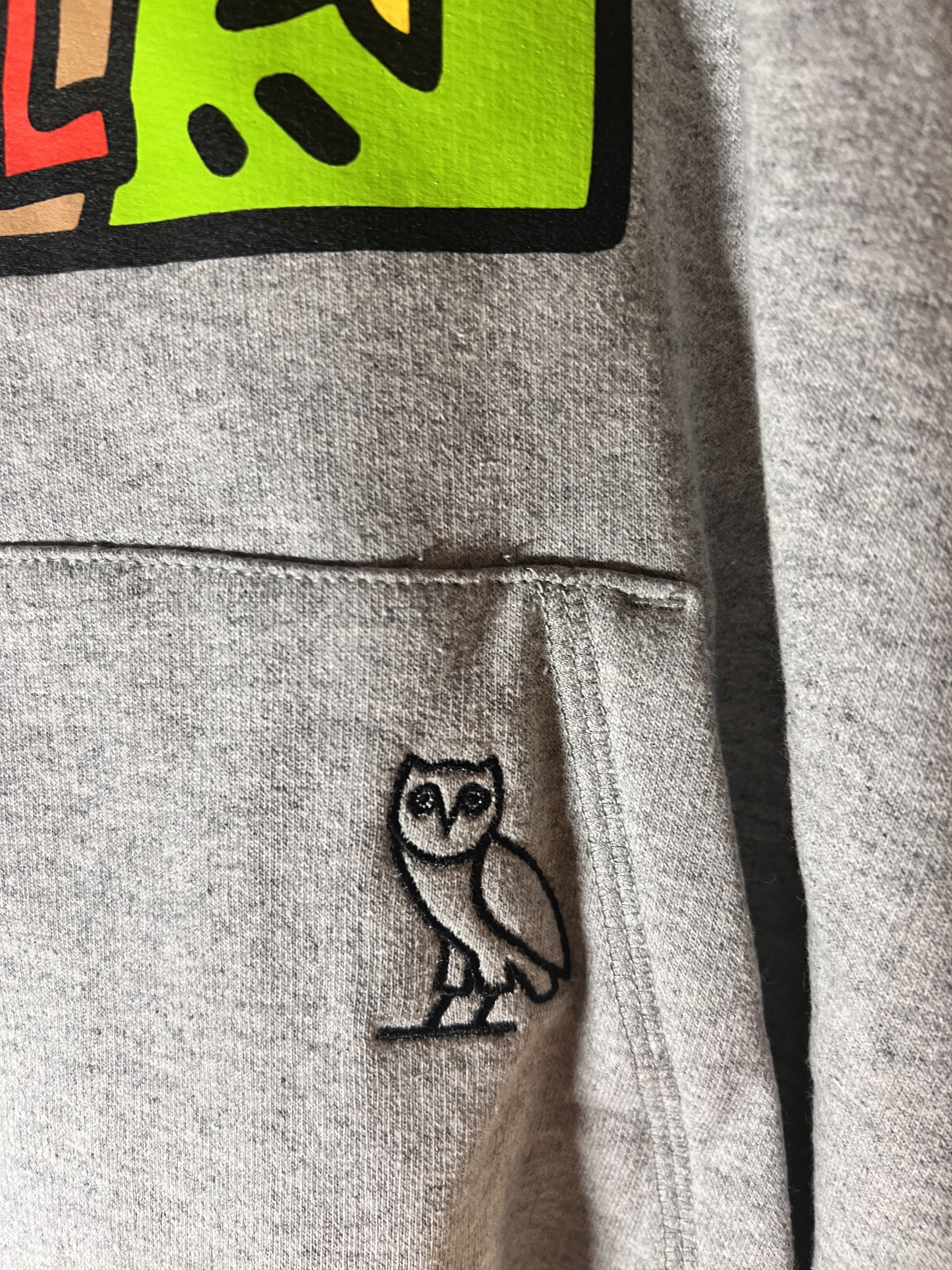 Keith Haring × October's Very Own OVO x Keith Haring Hoodie Heather Grey Size US L / EU 52-54 / 3 - 5 Thumbnail