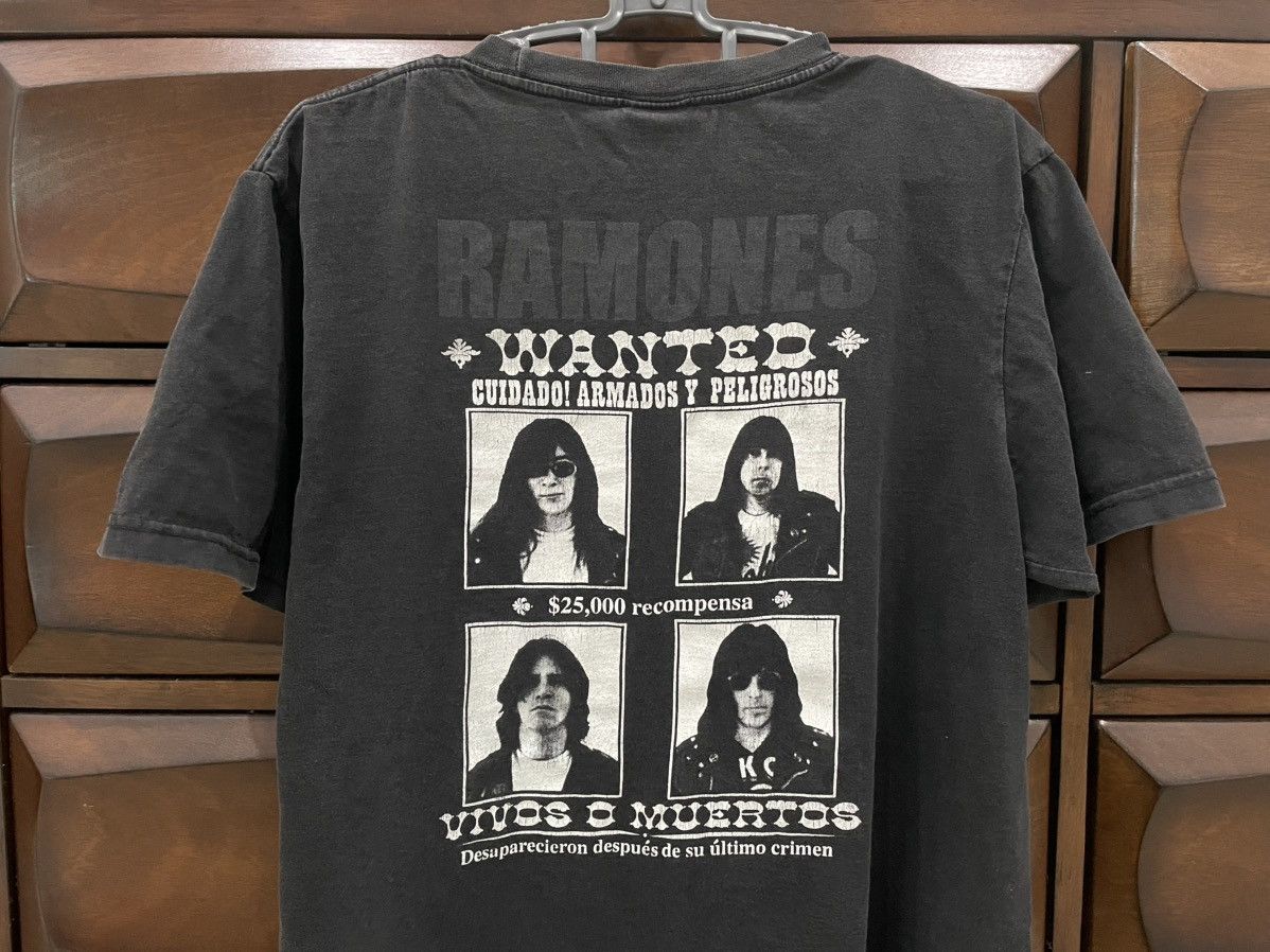 Band Tees Vintage The Ramones Line Up Mirror Print Size US L / EU 52-54 / 3 - 12 Thumbnail