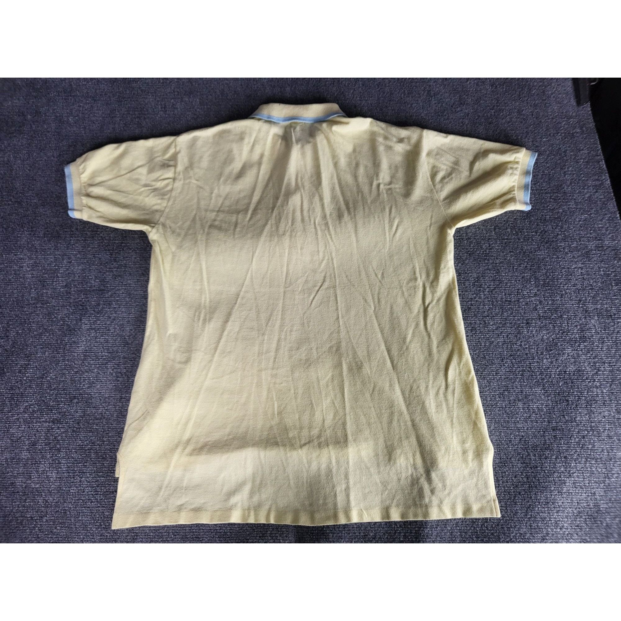 Lacoste Vtg Izod Lacoste Polo Shirt Men Sz L Yellow Embroidered Clas Size US L / EU 52-54 / 3 - 7 Thumbnail