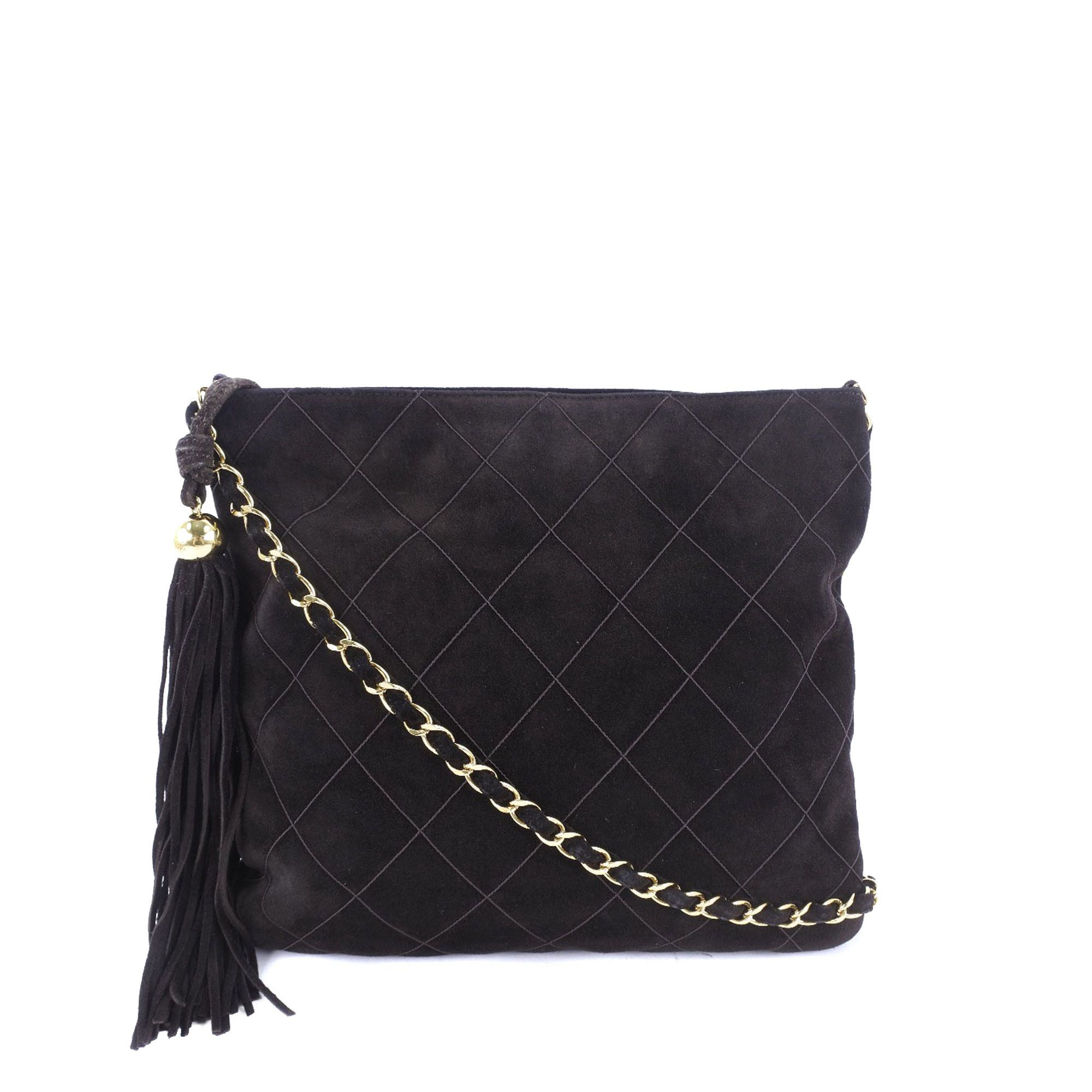 Chanel Chanel Quilted Suede Tassel Crossbody Size ONE SIZE - 1 Thumbnail