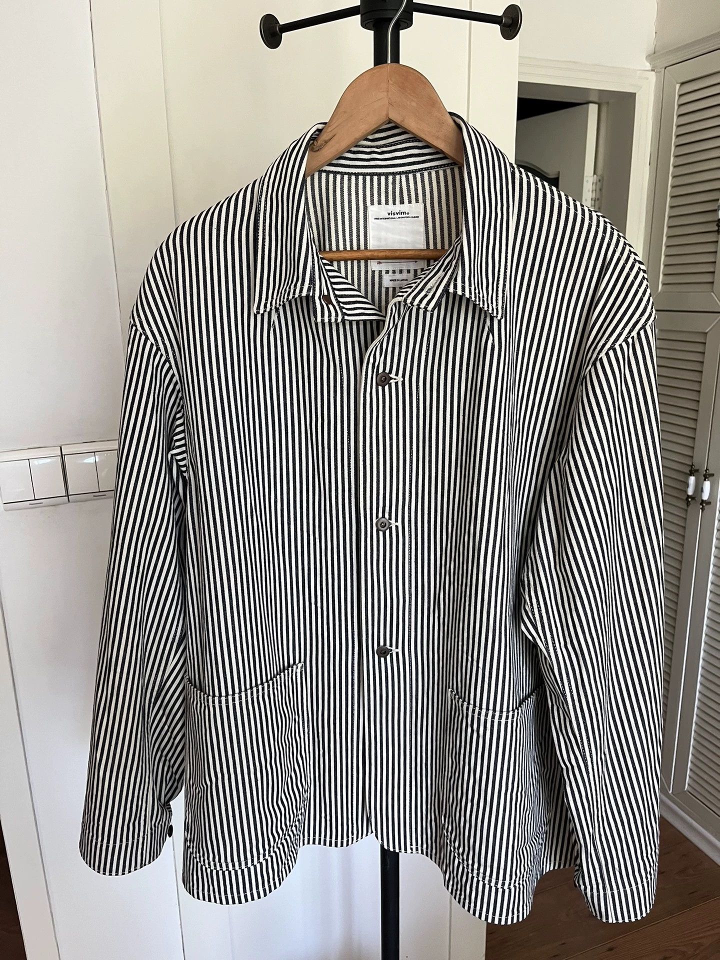 Visvim VISVIM 22SS COVERALL HICKORY U Size US M / EU 48-50 / 2 - 1 Thumbnail