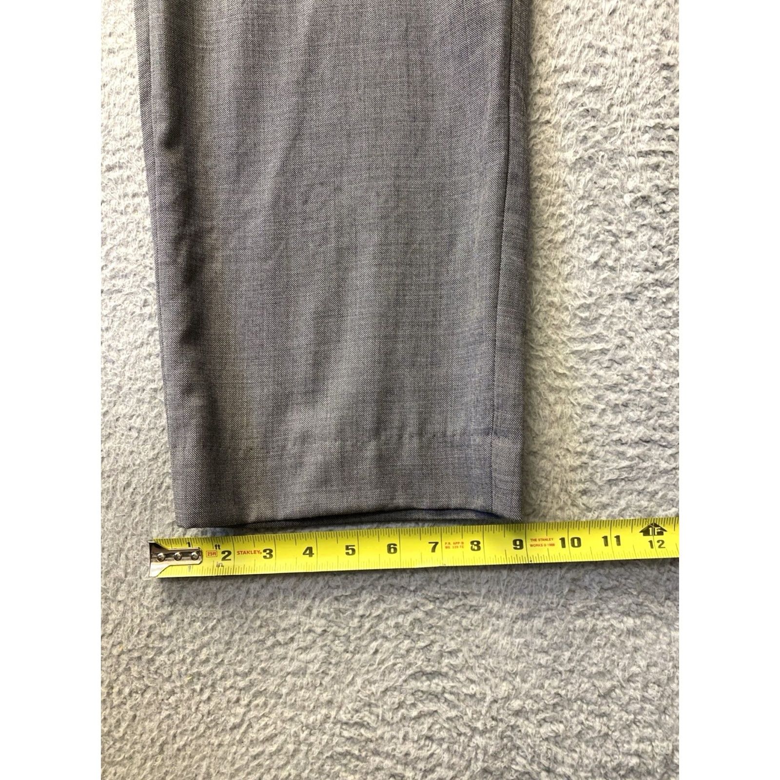 Hugo Boss Hugo Boss Dress Pants Mens 38 X 34 Gray /0742 Slim Straight Flat Front Zipper 34 Inseam Regular Size Type Men 0742 Size US 38 / EU 54 - 5 Thumbnail