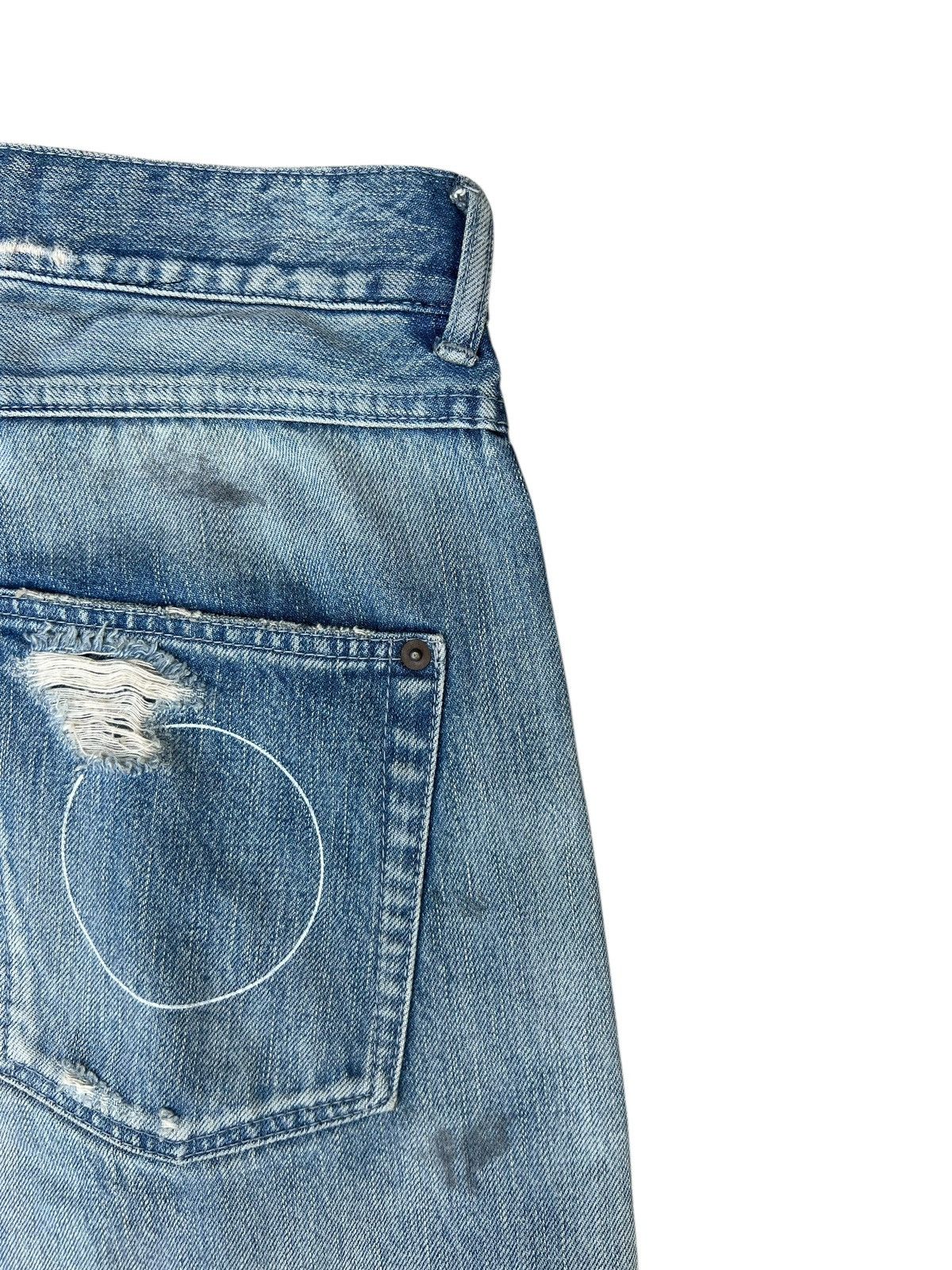 Japanese Brand SUB-AGE. Japan Distressed Rips Denim Jeans Size US 33 - 16 Thumbnail