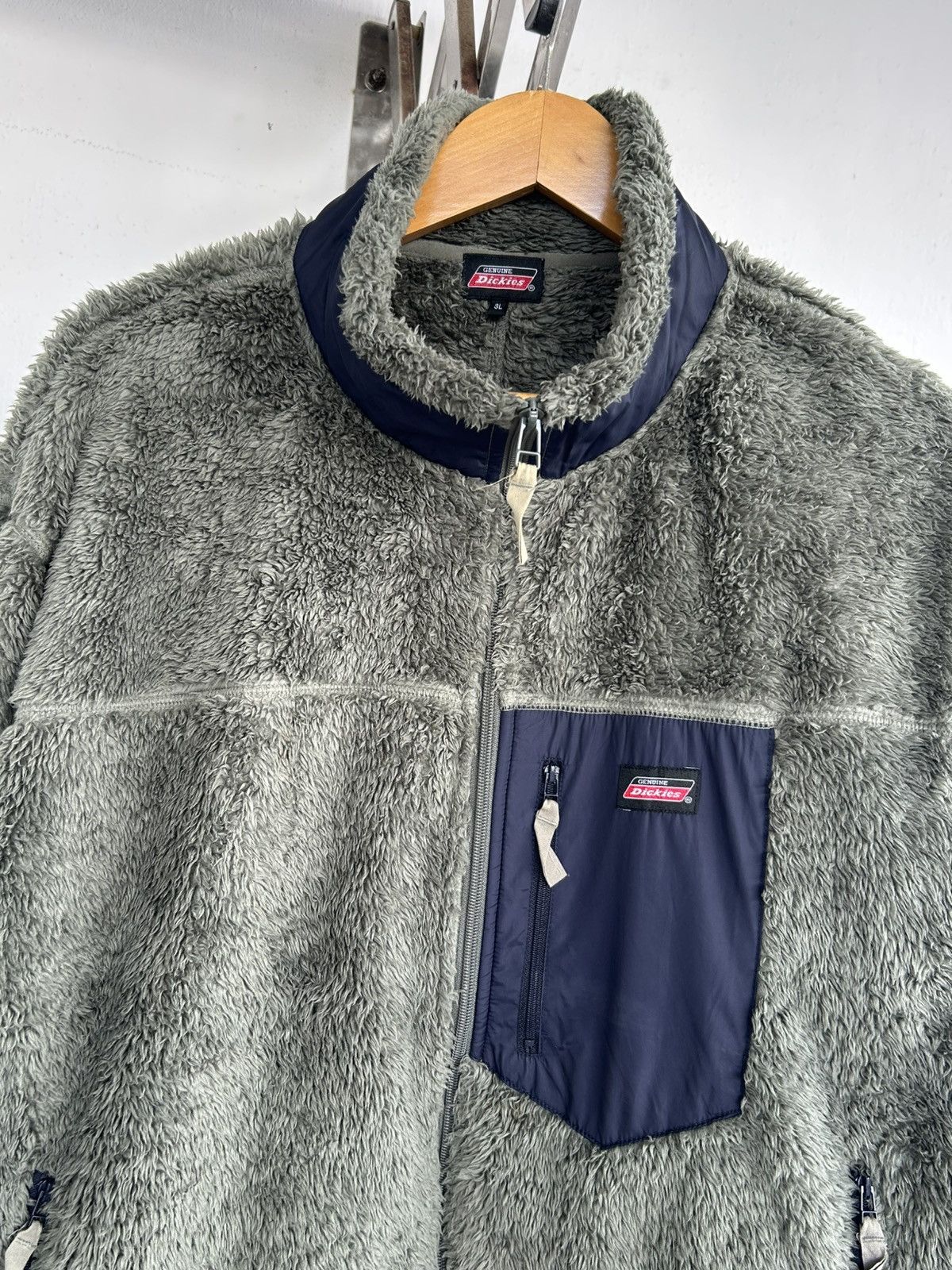 Dickies Dickies Vintage Fur Jacket Olive Green Size US XL / EU 56 / 4 - 3 Thumbnail