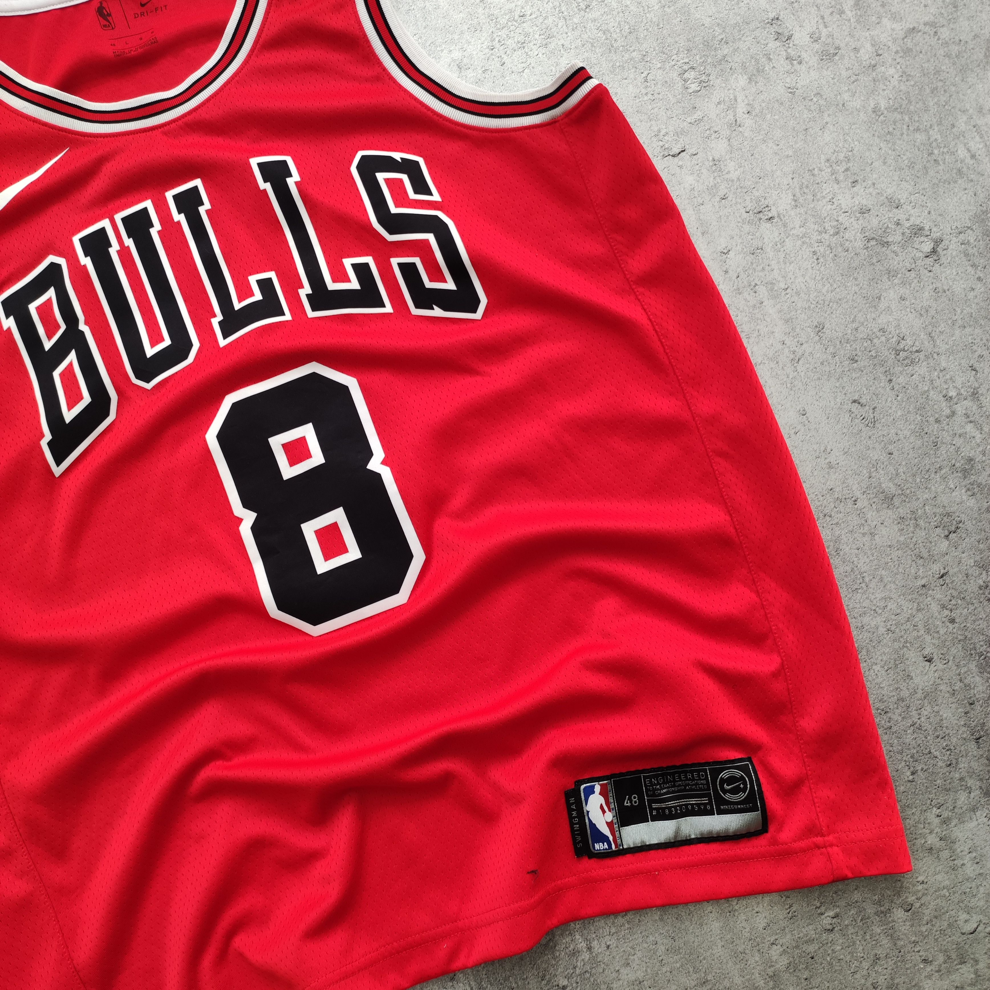 NBA × Nike RARE Nike x NBA Basketball Chicago Bulls #8 Lavine Jersey Size US L / EU 52-54 / 3 - 4 Thumbnail