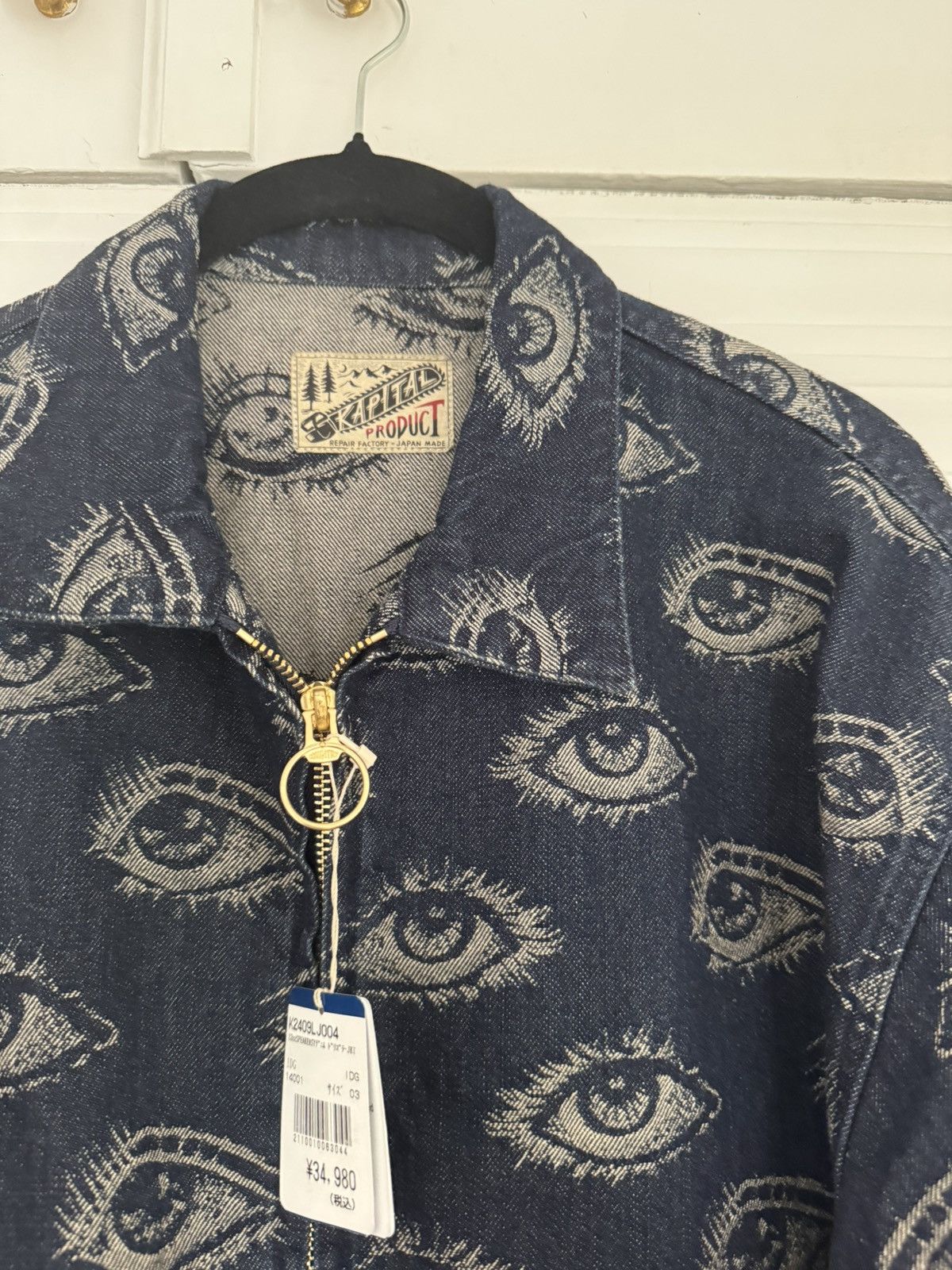 Kapital Kapital 12oz Speakeasy Denim Drizzler Indigo Jacket Size US M / EU 48-50 / 2 - 15 Thumbnail