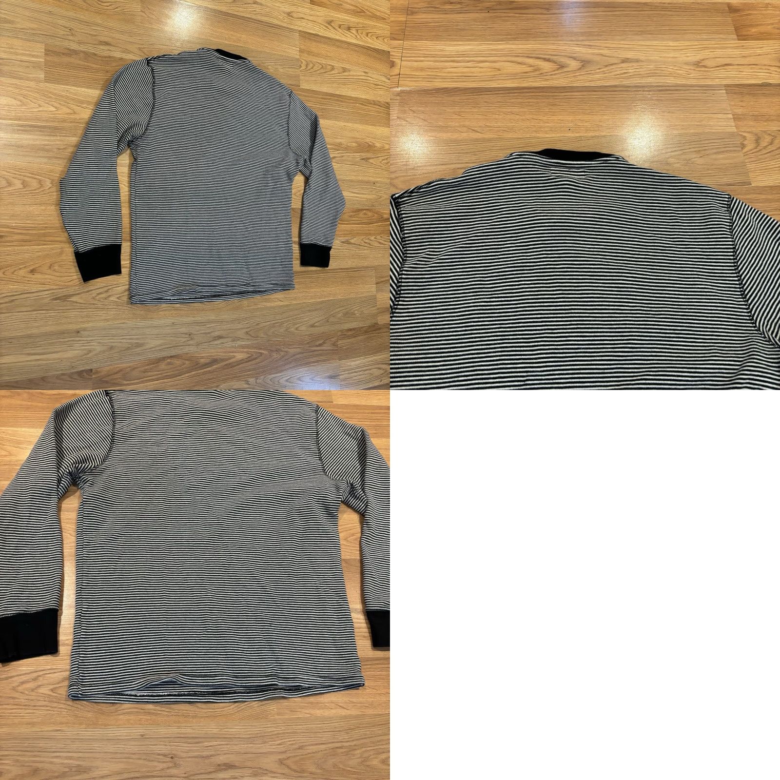Polo Ralph Lauren Polo Ralph Lauren Thermal Shirt Black White Long Sleeve Waffle Knit Men’s XL Shirt Size US XL / EU 56 / 4 - 8 Thumbnail
