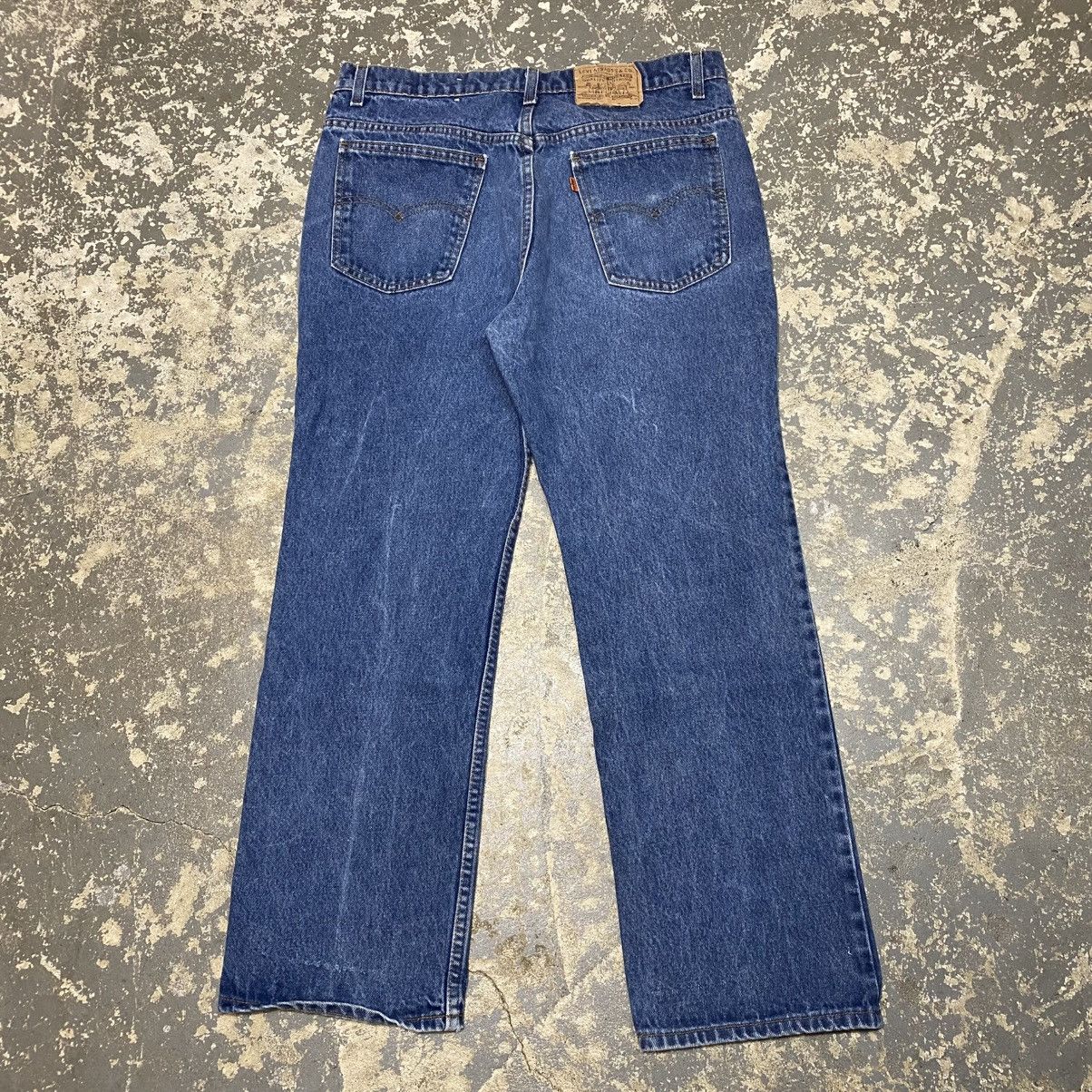 Levi's × Vintage Vintage Levi’s 517 Boot Cut Blue Denim Jeans USA 80s Size US 34 / EU 50 - 1 Thumbnail