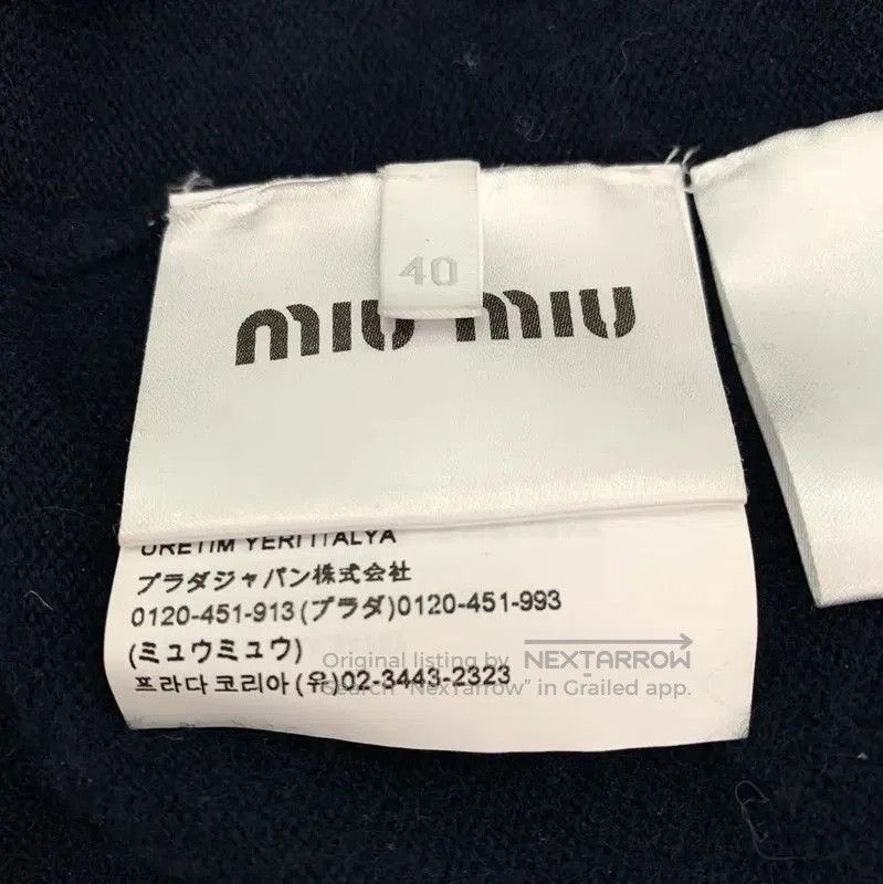Miu Miu Miu Miu Blue Cashmere Women's Jacket . Size M / US 6-8 / IT 42-44 - 7 Thumbnail
